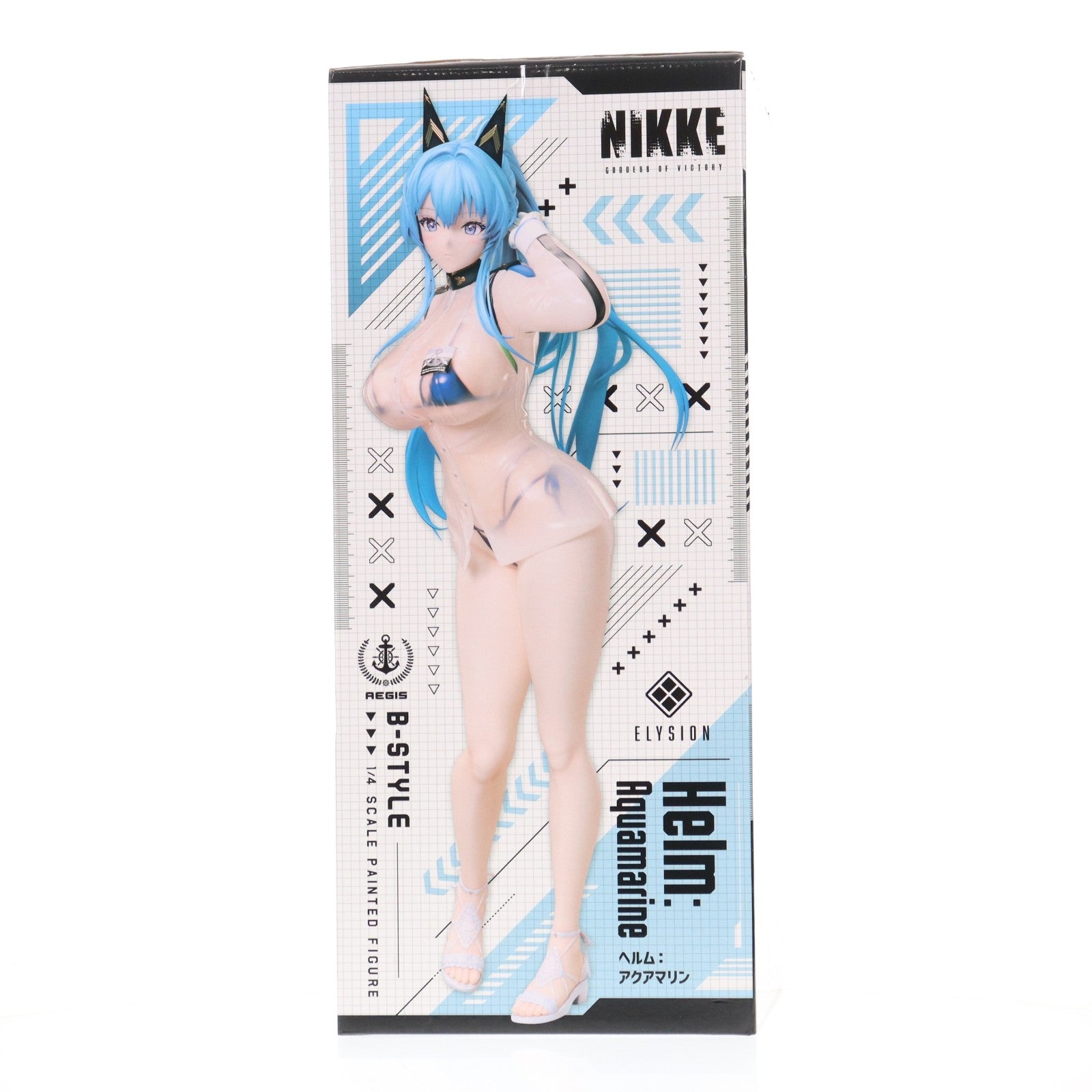 【中古即納】[FIG] B-style ヘルム:アクアマリン 勝利の女神:NIKKE(ニケ) 1/4 完成品 フィギュア FREEing(フリーイング)(20250730)