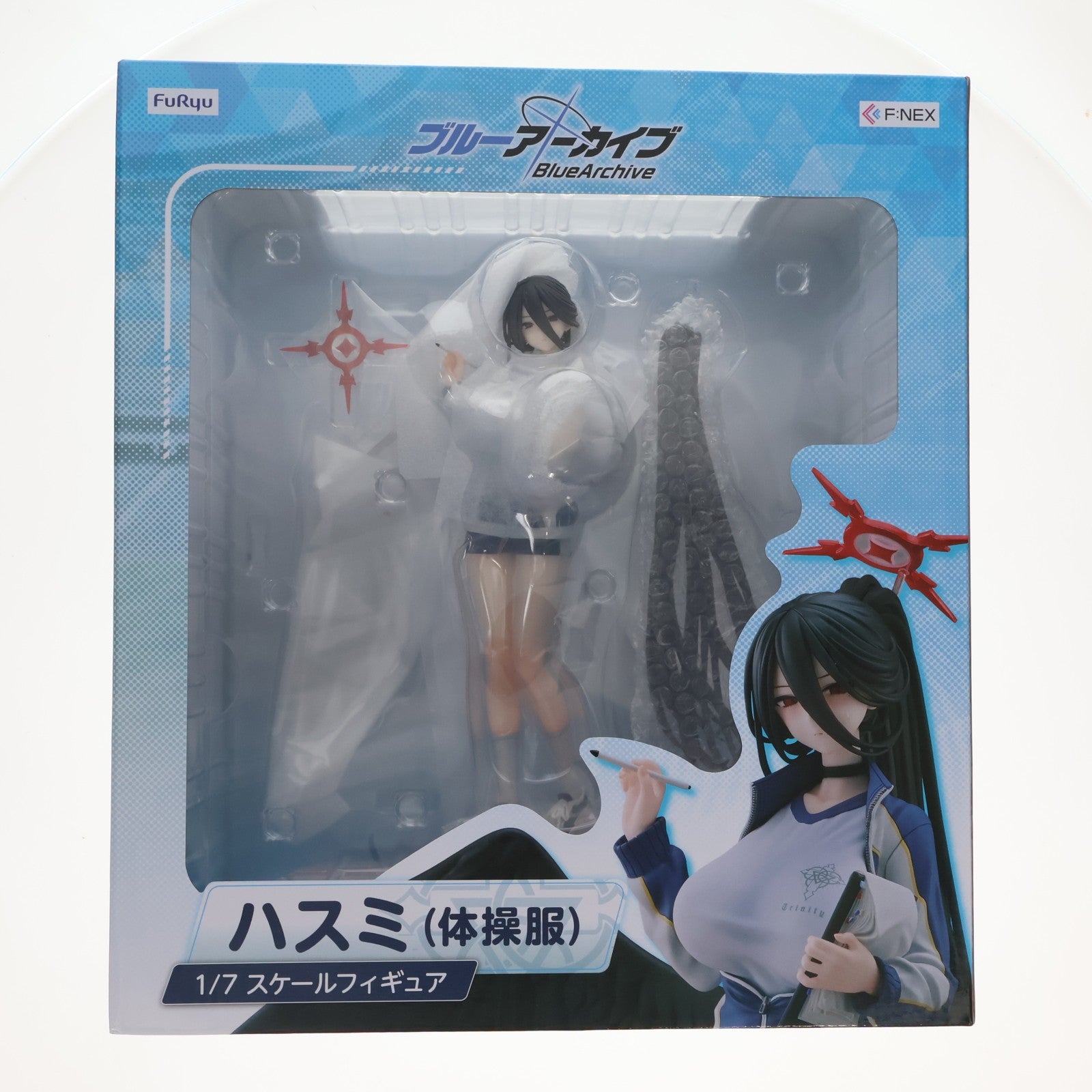 【中古即納】[FIG] ハスミ(体操服) ブルーアーカイブ -Blue Archive- 1/7 完成品 フィギュア(AMU-FNX1004) フリュー(20241130)