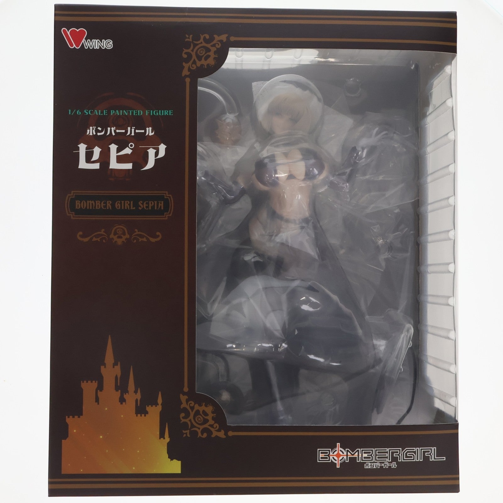 【中古即納】[FIG] 初期不良未対応 セピア BOMBERGIRL(ボンバーガール) 1/6 完成品 フィギュア GOODSMILE ONLINE SHOP&Amazon.co.jp&あみあみ限定 ウイング(20220531)