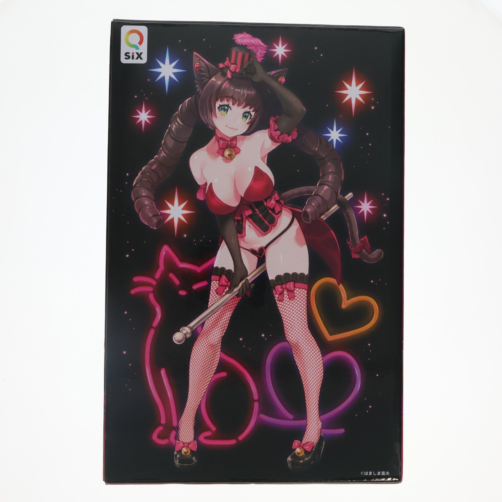 【中古即納】[FIG] Q-sixオンラインショップ限定 バーレスクキャット ベル アビシニアンver. はましま薫夫オリジナル 1/7 完成品 フィギュア Q-six(キューシックス)(20210630)