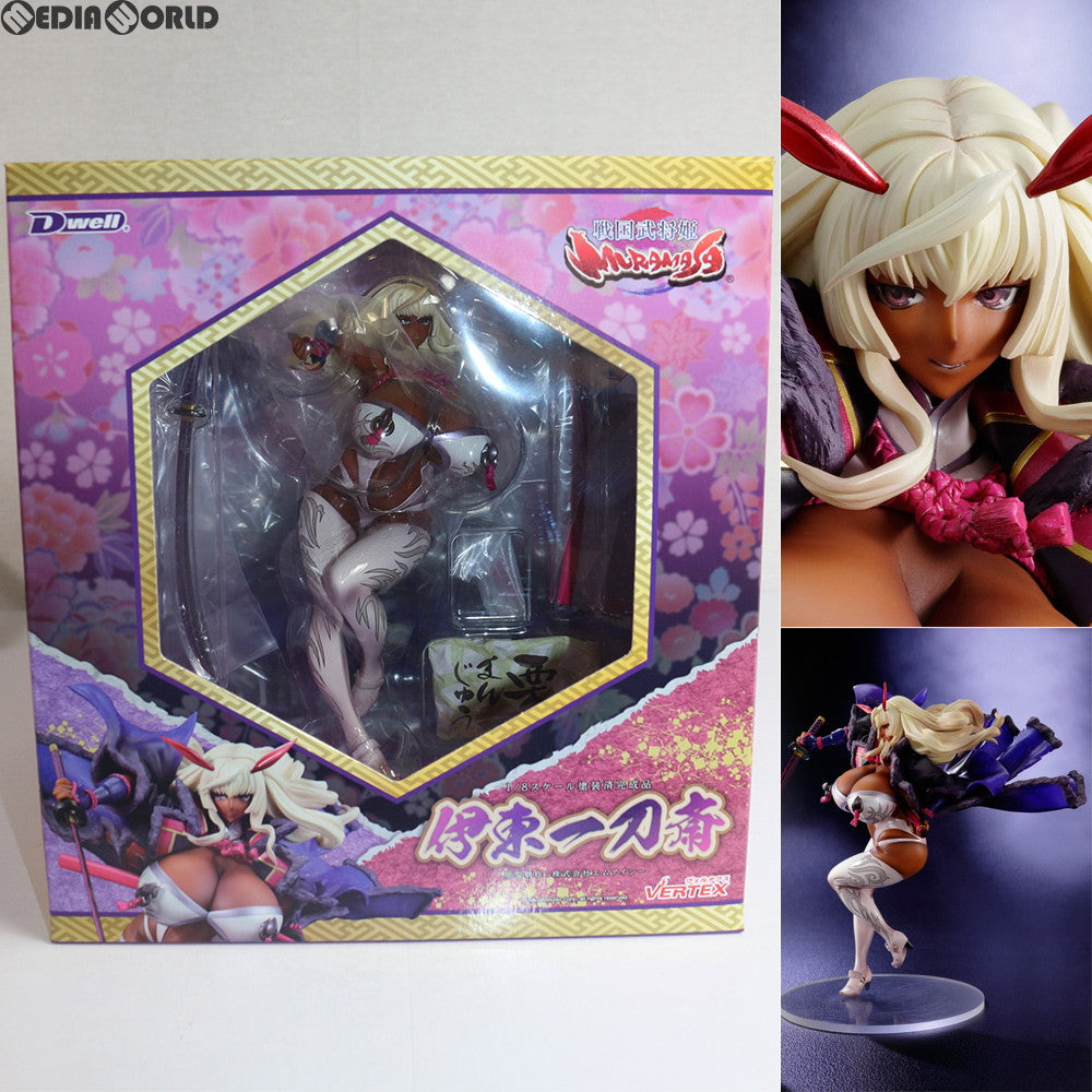 【中古即納】[FIG] 伊東一刀斎(いとういっとうさい) 戦国武将姫-MURAMASA- 1/8 完成品 フィギュア ヴェルテクス(20151001)