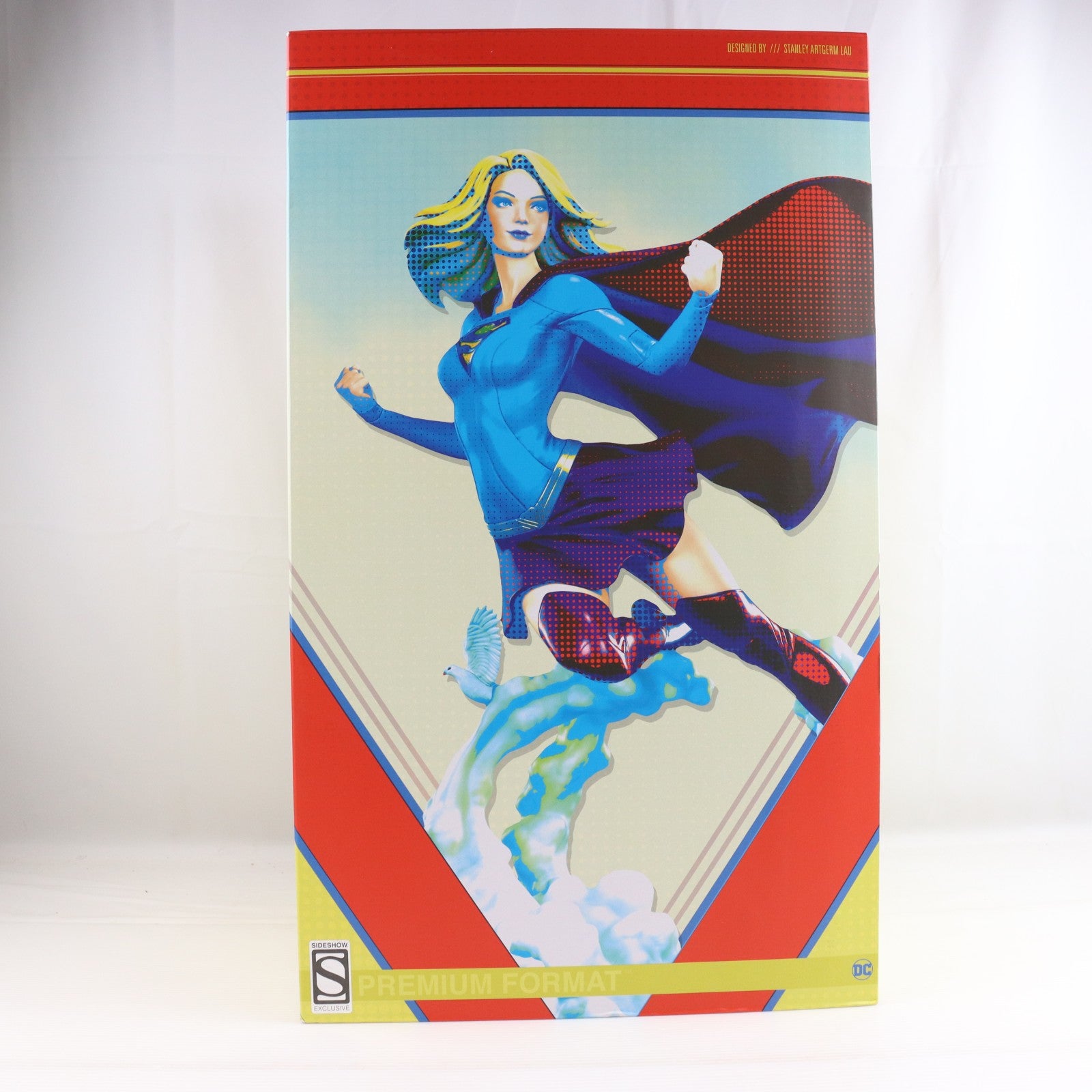 【中古即納】[FIG] サイドショウ限定特典付属 プレミアム・フォーマット・フィギュア スーパーガール by スタンリー・ラウ DCコミックス 完成品(海外流通版) サイドショウ(20190831)