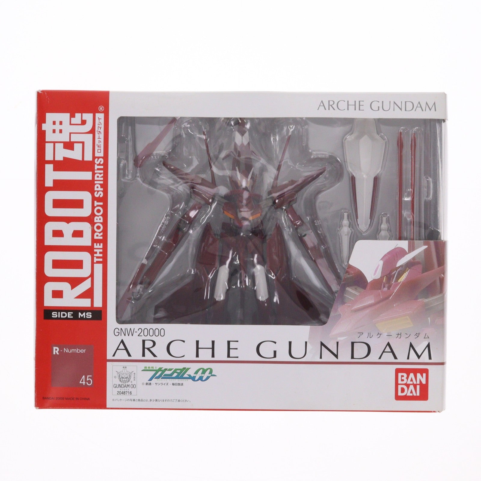 【中古即納】[FIG] ROBOT魂(SIDE MS) アルケーガンダム 機動戦士ガンダム00(ダブルオー) 完成品 フィギュア バンダイ(20091215)