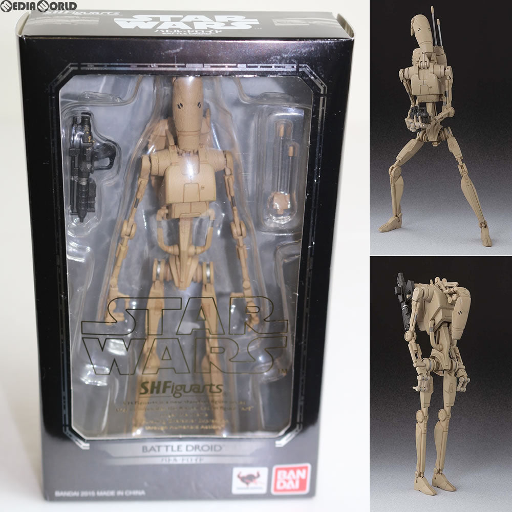 【中古即納】[FIG] S.H.Figuarts(フィギュアーツ) バトル・ドロイド STAR WARS(スター・ウォーズ) エピソード1/ファントム・メナス 完成品 可動フィギュア バンダイ(20151128)