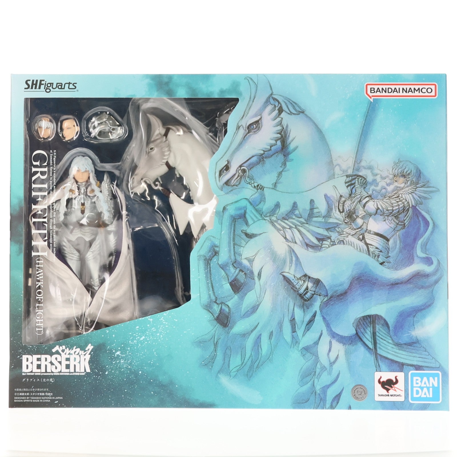 【中古即納】[FIG] S.H.Figuarts(フィギュアーツ) グリフィス(光の鷹) ベルセルク 完成品 可動フィギュア バンダイスピリッツ(20231028)