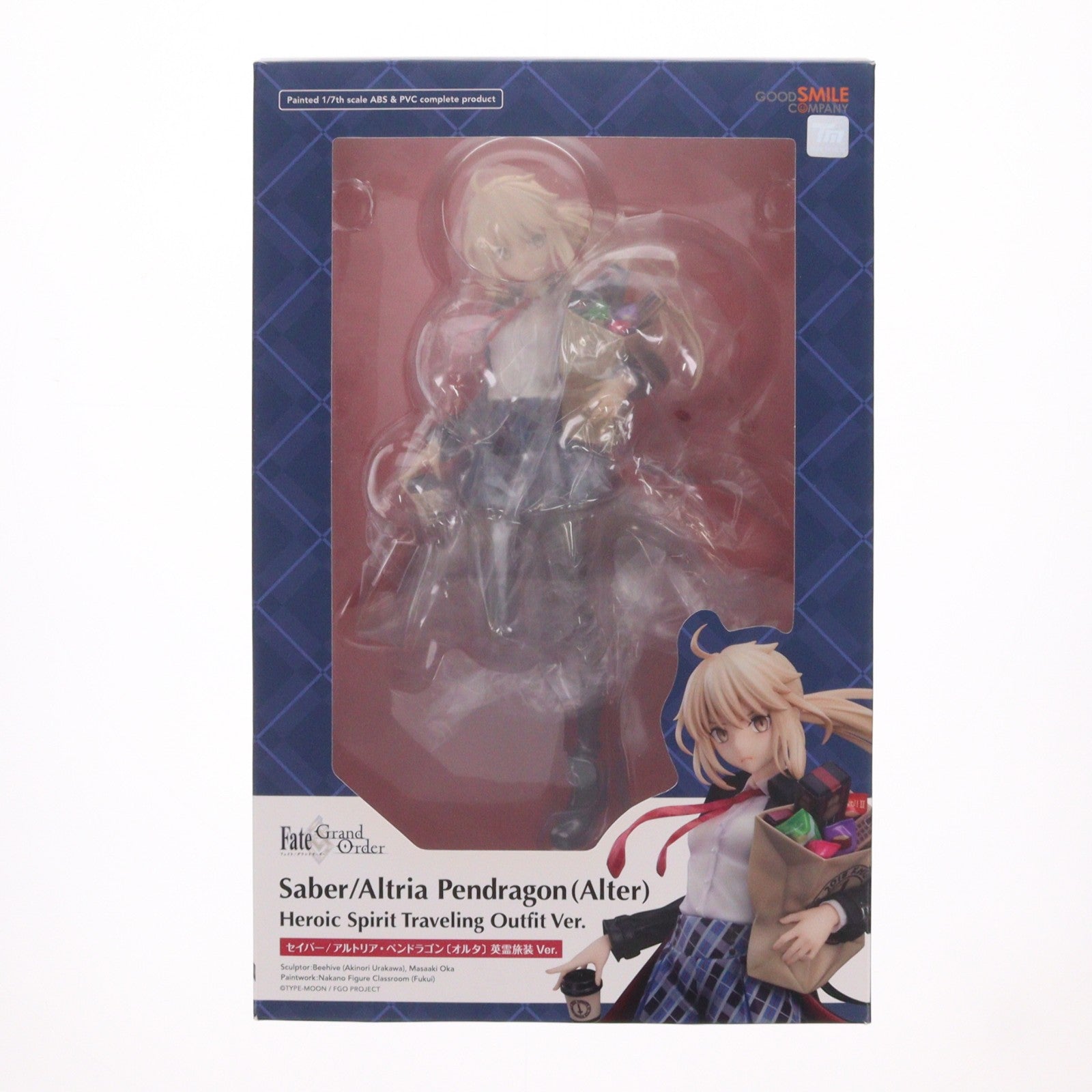 【中古即納】[FIG] セイバー/アルトリア・ペンドラゴン〔オルタ〕 英霊旅装Ver. Fate/Grand Order(フェイト/グランドオーダー) 1/7 完成品 フィギュア グッドスマイルカンパニー(20220306)