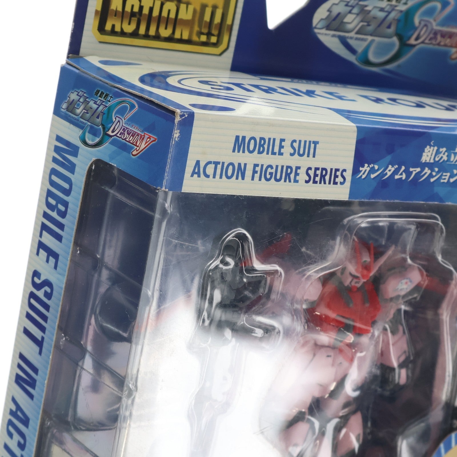 【中古即納】[FIG] MS IN ACTION!!(モビルスーツ・イン・アクション) MBF-02 ストライクルージュ 機動戦士ガンダムSEED DESTINY(シード デスティニー) 完成品 可動フィギュア バンダイ(20050923)