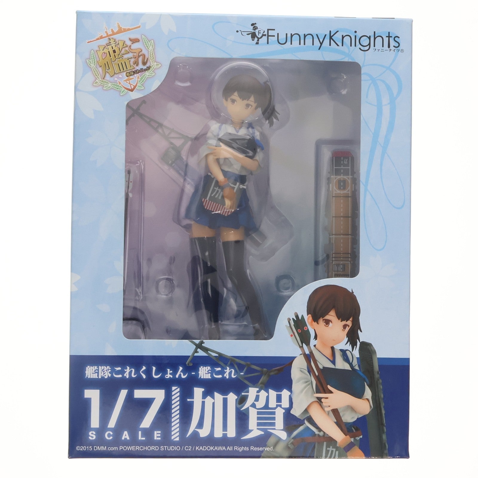 【中古即納】[FIG] 加賀(かが) 艦隊これくしょん -艦これ- 1/7 完成品 フィギュア ファニーナイツ(アオシマ)(20160430)