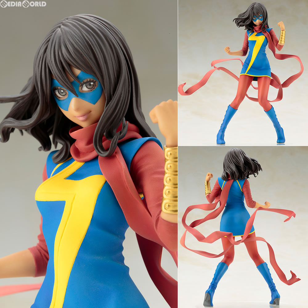 【中古即納】[FIG] MARVEL美少女 ミス・マーベル(カマラ・カーン) MARVEL UNIVERSE(マーベルユニバース) 1/7 完成品 フィギュア(MK221) コトブキヤ(20170929)