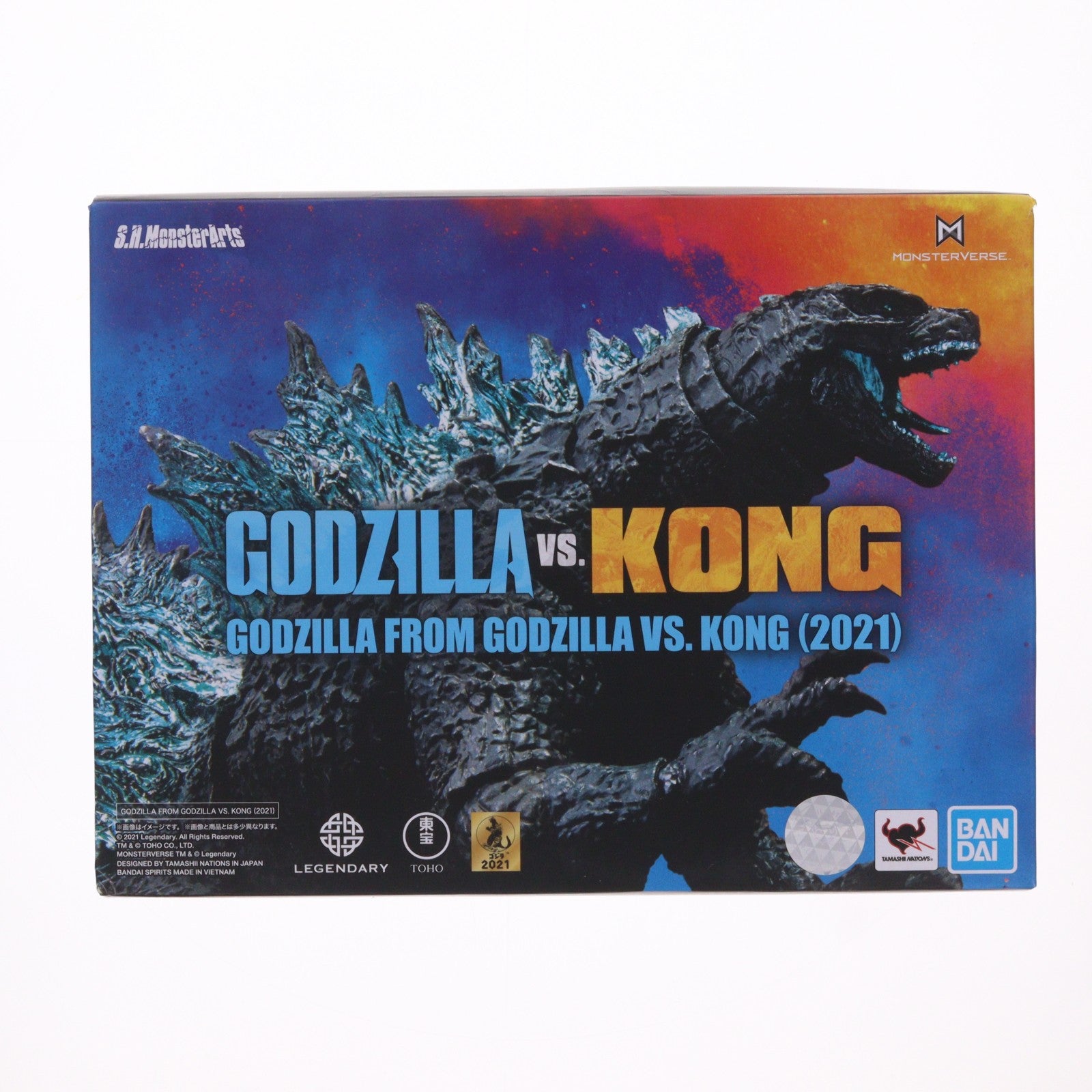 【中古即納】[FIG] S.H.MonsterArts(モンスターアーツ) GODZILLA from Movie 『GODZILLA VS. KONG』(ゴジラvsコング)(2021)(仮) 完成品 可動フィギュア バンダイスピリッツ(20210514)