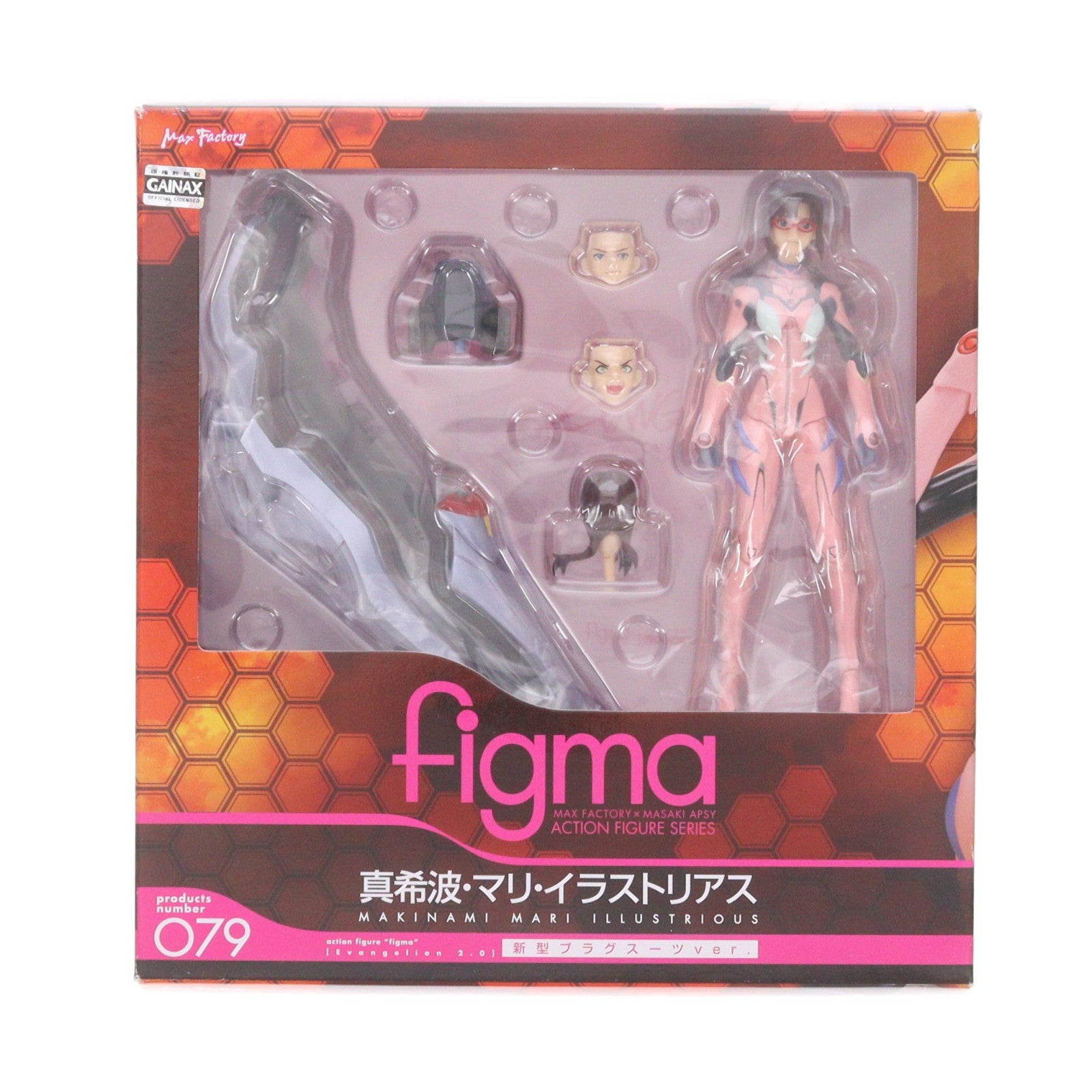 【中古即納】[FIG] figma(フィグマ) 079 真希波・マリ・イラストリアス 新型プラグスーツver. ヱヴァンゲリヲン新劇場版:破 完成品 可動フィギュア マックスファクトリー(20101130)