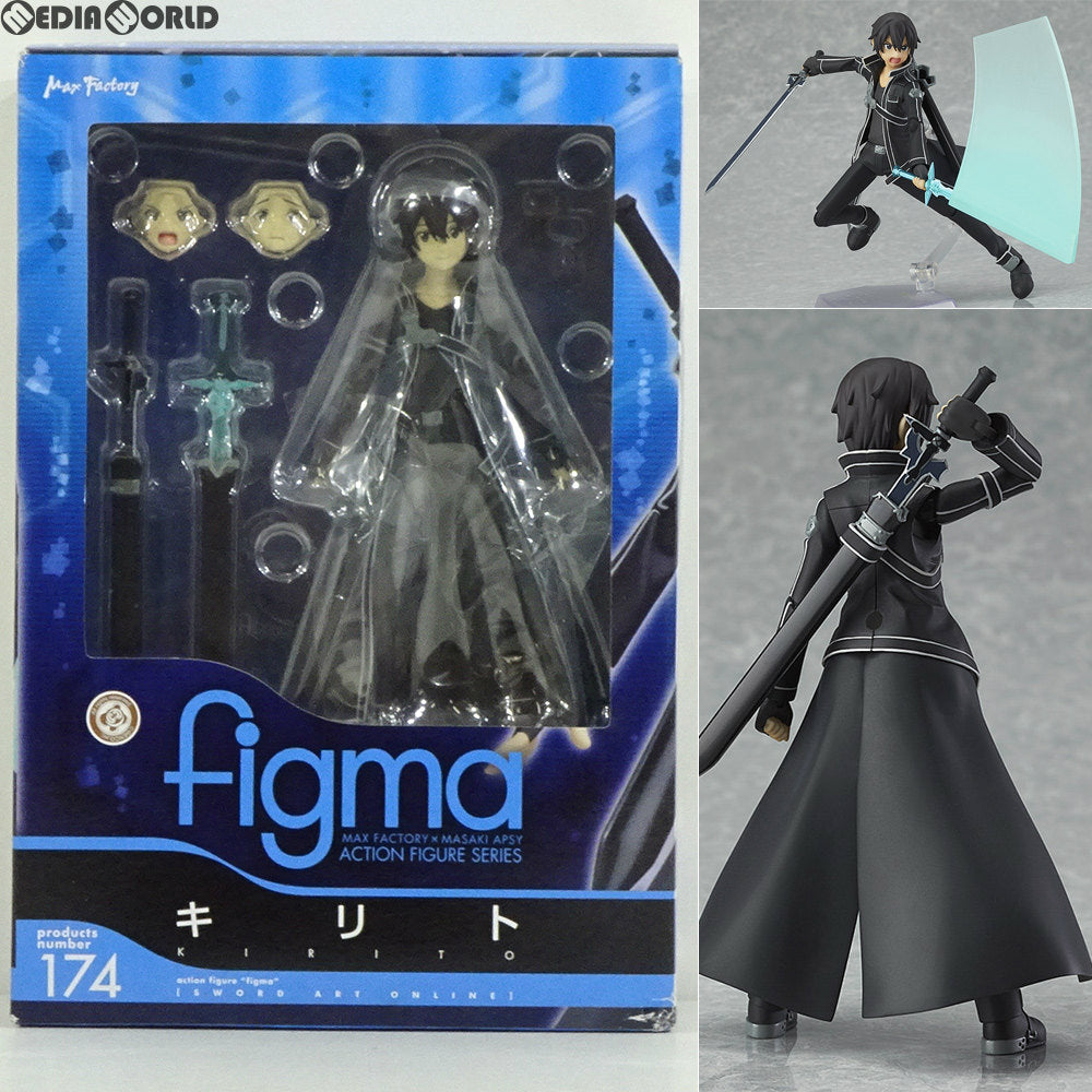 【中古即納】[FIG] figma(フィグマ) 174 キリト ソードアート・オンライン 完成品 可動フィギュア マックスファクトリー(20130623)