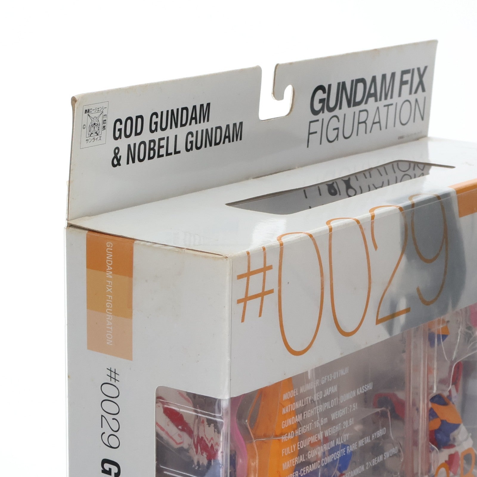 【中古即納】[FIG] GUNDAM FIX FIGURATION #0029 ゴッドガンダム&ノーベルガンダム 機動武闘伝Gガンダム 完成品 可動フィギュア バンダイ(20060429)