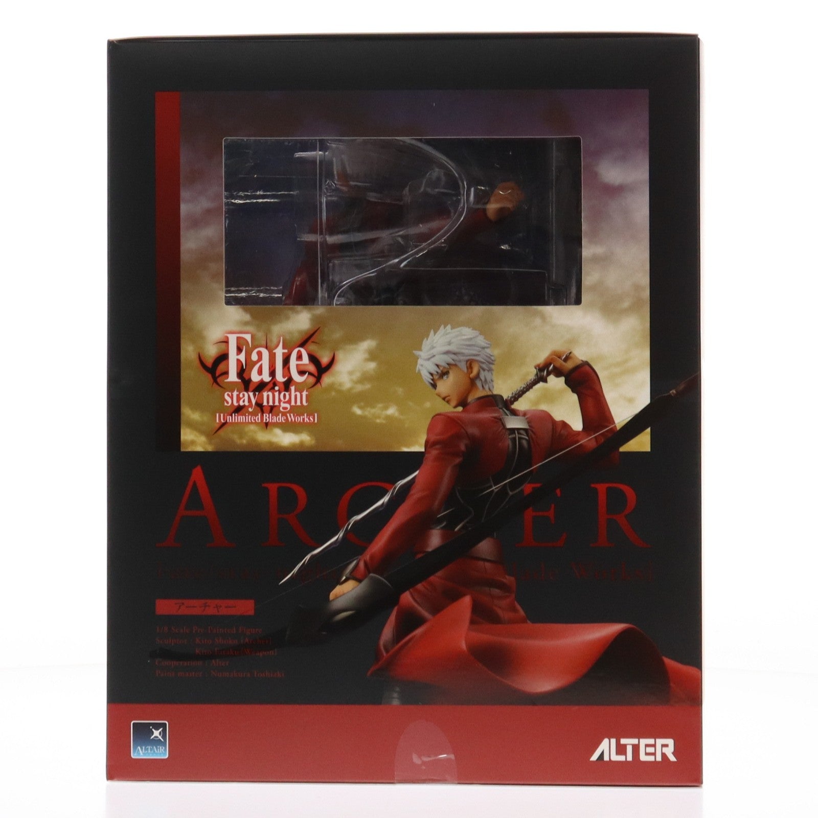 【中古即納】[FIG] アーチャー Fate/stay night [Unlimited Blade Works](フェイト/ステイナイト アンリミテッドブレイドワークス) 1/8 完成品 フィギュア アルター(20160204)