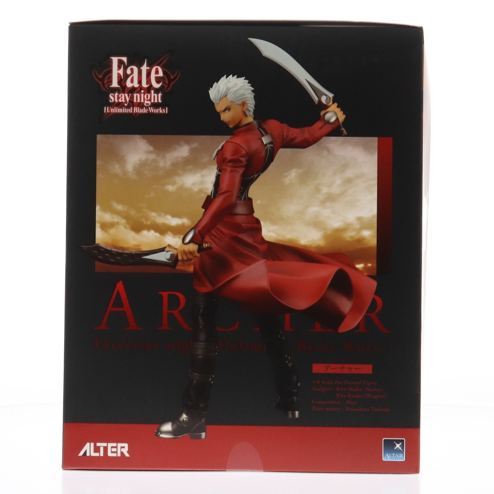 【中古即納】[FIG] アーチャー Fate/stay night [Unlimited Blade Works](フェイト/ステイナイト アンリミテッドブレイドワークス) 1/8 完成品 フィギュア アルター(20160204)