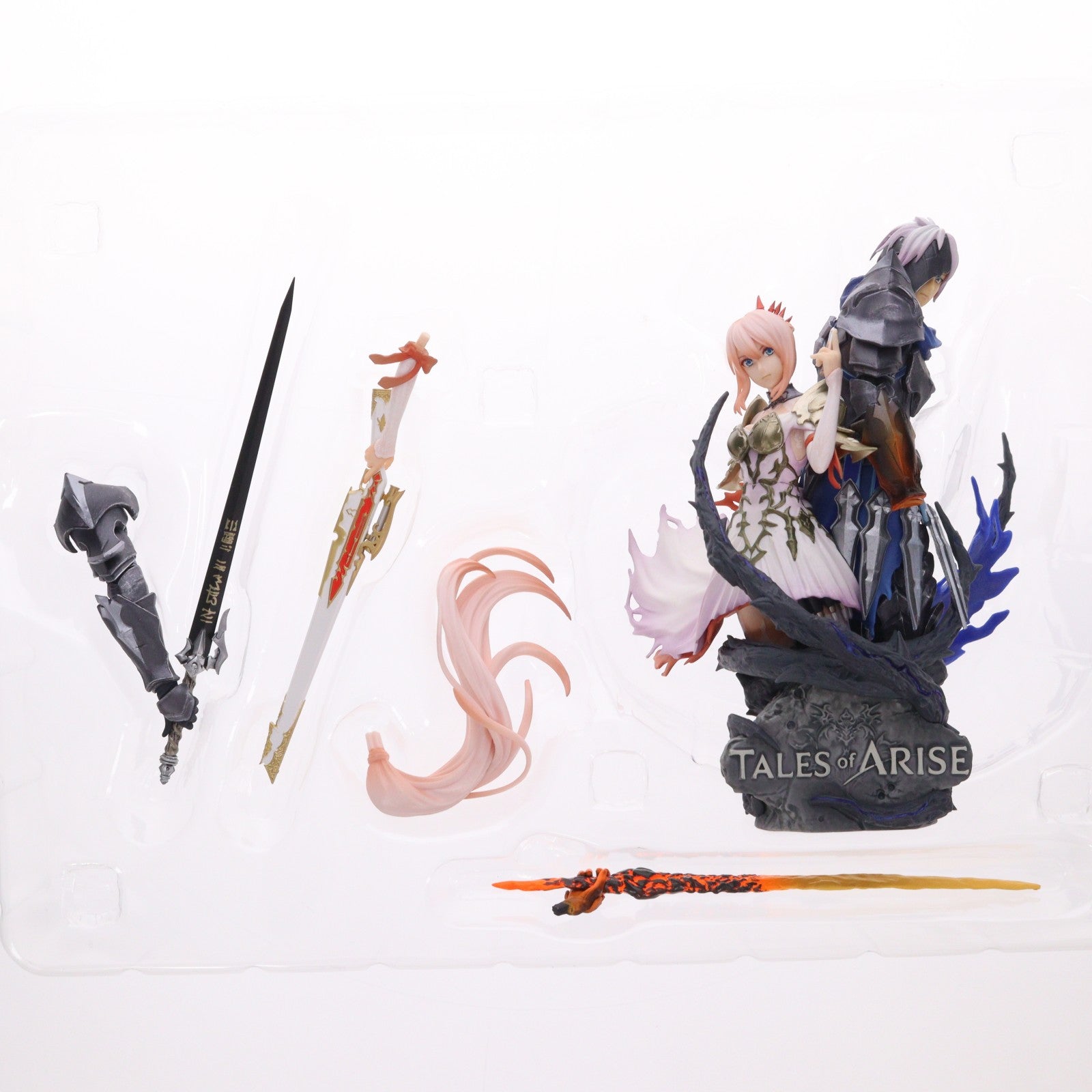 【中古即納】[FIG] (フィギュア単品) アルフェン&シオン スタチューフィギュア PS4/PS5ソフト テイルズ オブ アライズ アソビストア限定版 完成品 バンダイナムコエンターテインメント/メガハウス(20210909)