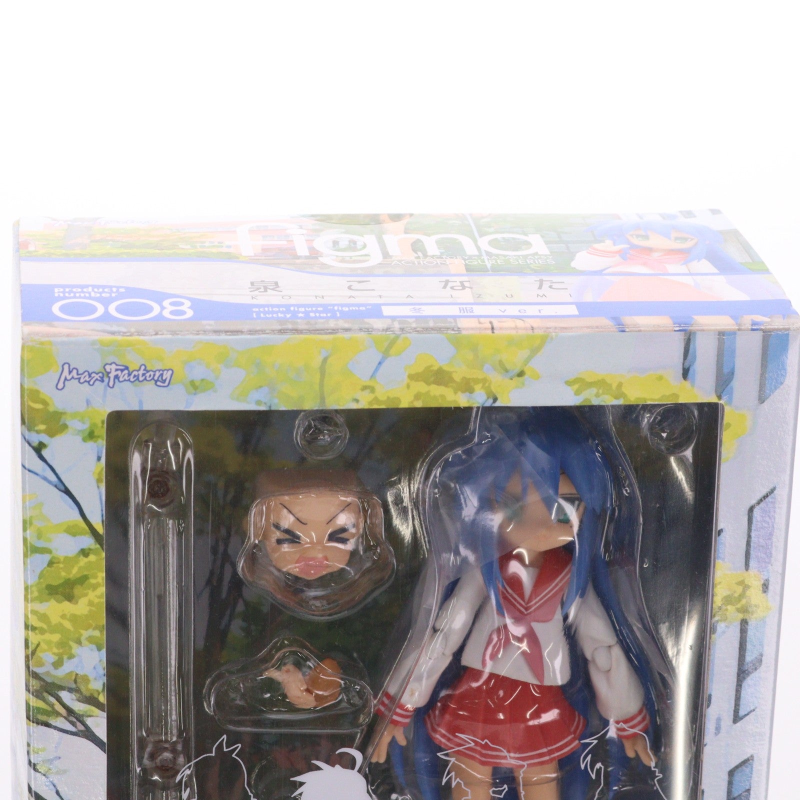 【中古即納】[FIG] figma(フィグマ) 008 泉こなた(いずみこなた) 冬服ver. TVアニメ らき☆すた 完成品 可動フィギュア マックスファクトリー(20080730)