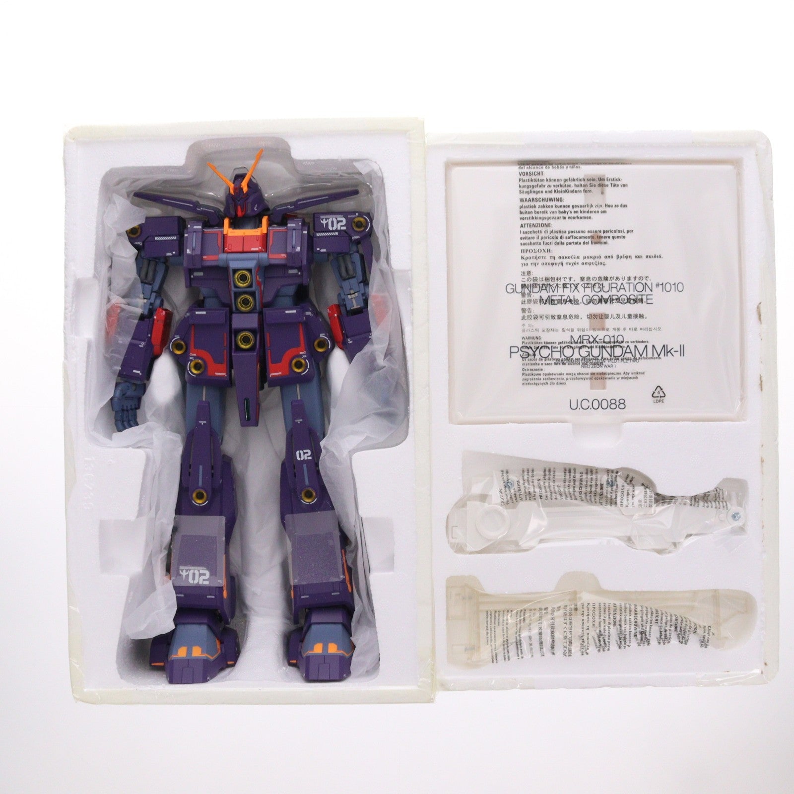 【中古即納】[FIG] GUNDAM FIX FIGURATION #1010 サイコガンダムMk-II(ネオ・ジオン仕様) 機動戦士ガンダムZZ(ダブルゼータ) 完成品 可動フィギュア バンダイ(20131026)