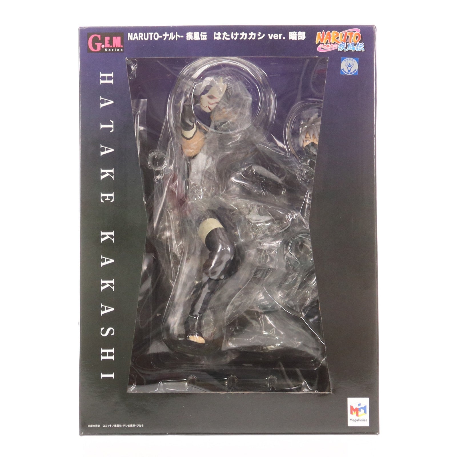【中古即納】[FIG] (再販) G.E.M.シリーズ はたけカカシ ver.暗部 NARUTO-ナルト- 疾風伝 1/8 完成品 フィギュア 一部オンラインショップ限定 メガハウス(20160531)