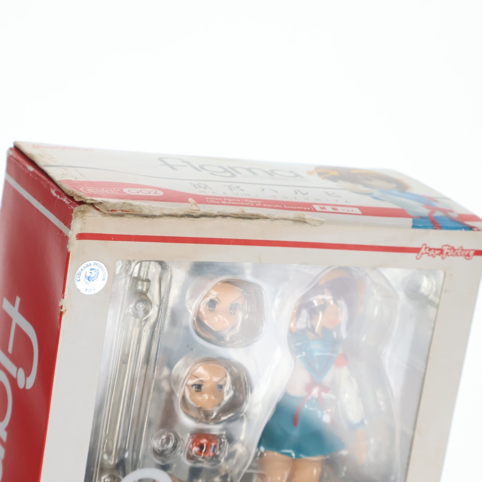 【中古即納】[FIG] figma(フィグマ) 002 涼宮ハルヒ(すずみやはるひ) 制服ver. 涼宮ハルヒの憂鬱 完成品 可動フィギュア マックスファクトリー(20080430)