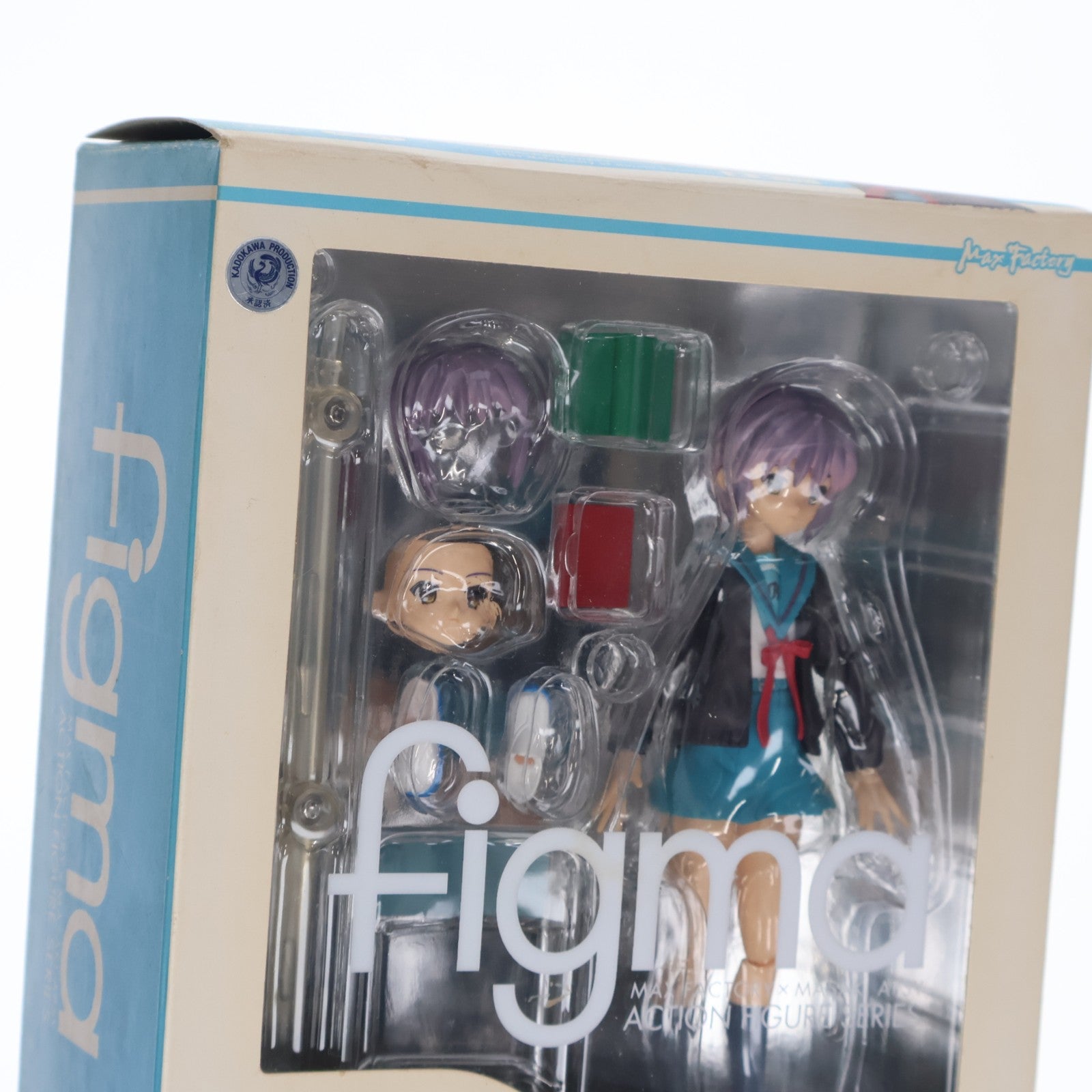 【中古即納】[FIG] figma(フィグマ) 001 長門有希(ながとゆき) 制服ver. 涼宮ハルヒの憂鬱 完成品 可動フィギュア マックスファクトリー(20080212)
