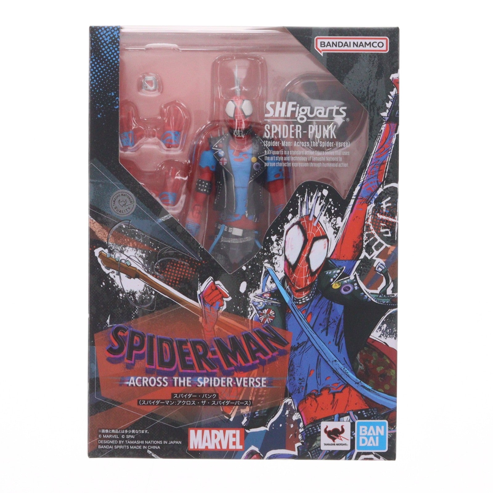 【中古即納】[FIG] S.H.Figuarts(フィギュアーツ) スパイダー・パンク(スパイダーマン:アクロス・ザ・スパイダーバース) 完成品 可動フィギュア バンダイスピリッツ(20240731)