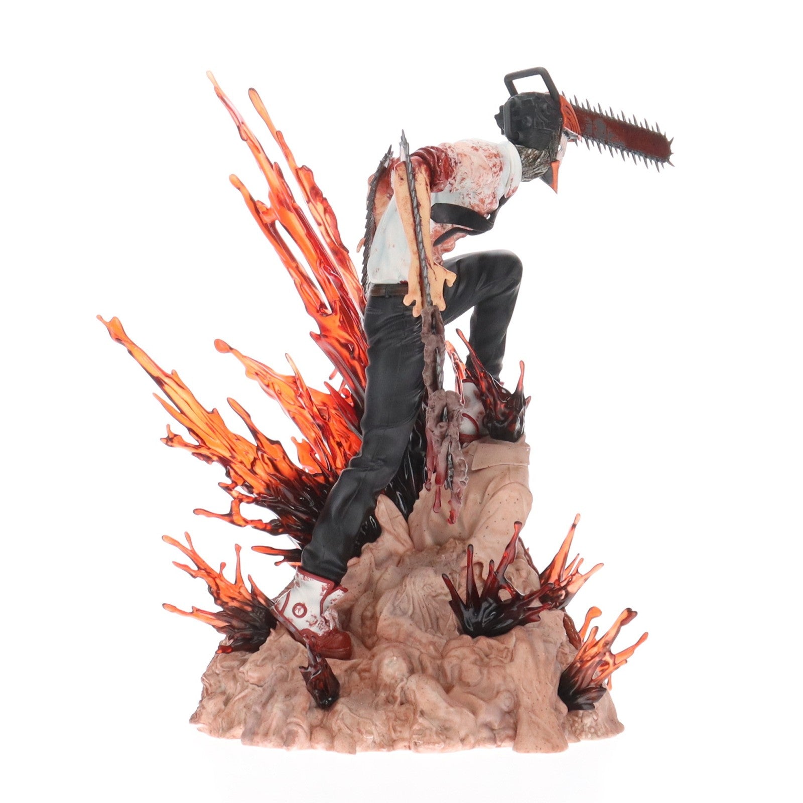 【中古即納】[FIG] eStream Store限定特典付属 SHIBUYA SCRAMBLE FIGURE チェンソーマン 1/7 完成品 フィギュア eStream/アルファサテライト(20230731)