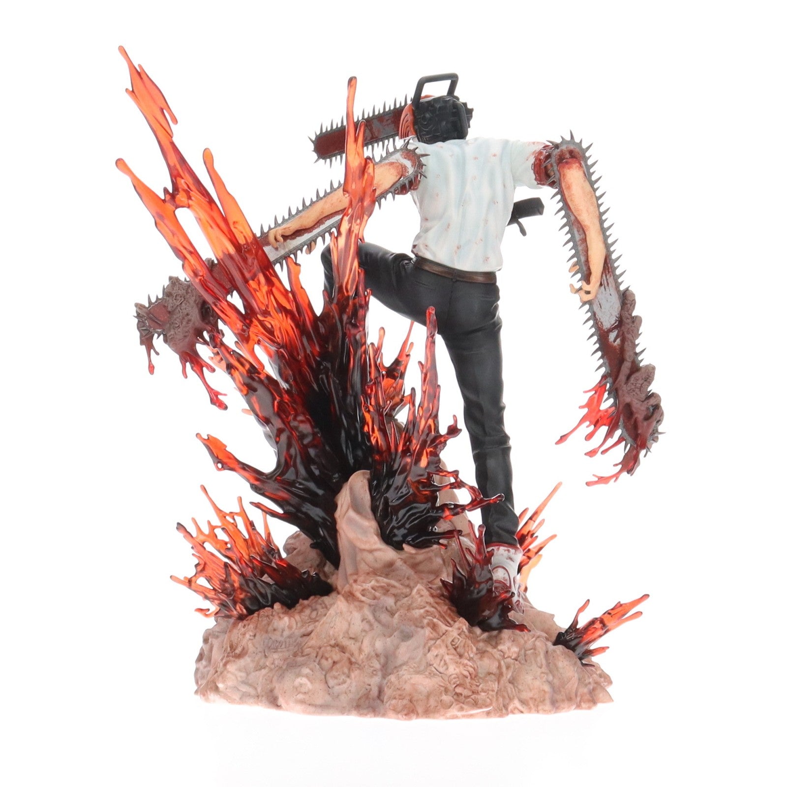 【中古即納】[FIG] eStream Store限定特典付属 SHIBUYA SCRAMBLE FIGURE チェンソーマン 1/7 完成品 フィギュア eStream/アルファサテライト(20230731)