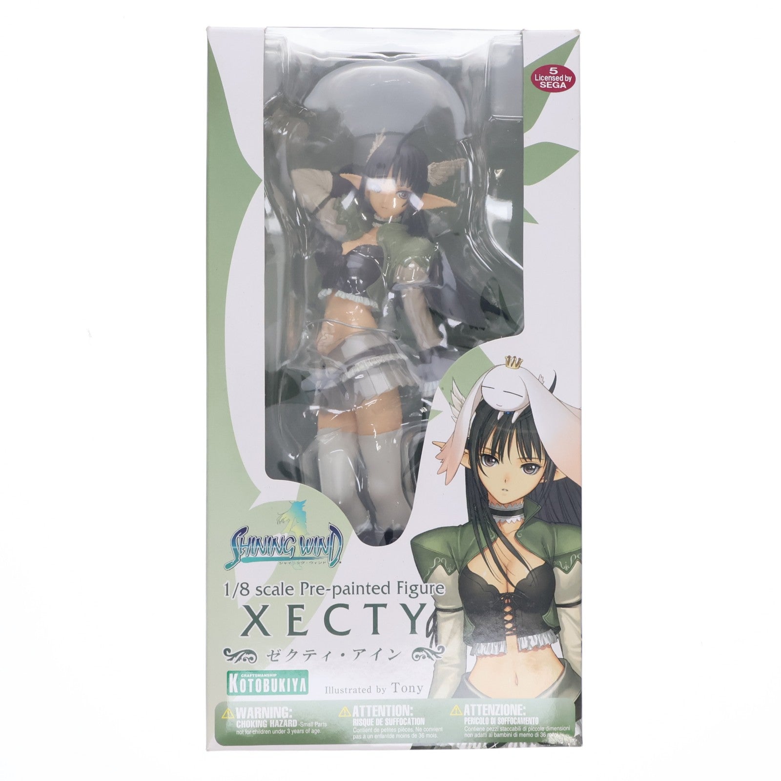 【中古即納】[FIG] ゼクティ・アイン シャイニング・ウィンド 1/8 完成品 フィギュア(PP175) コトブキヤ(20110324)