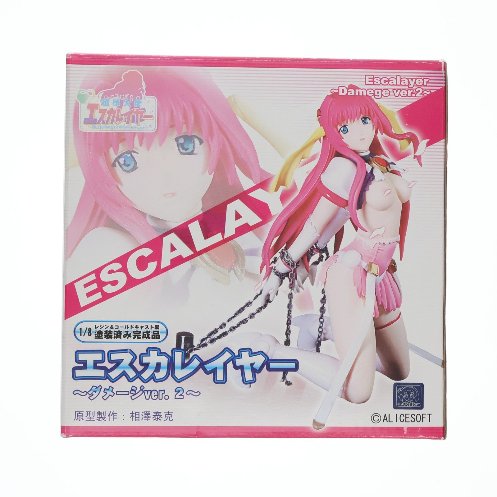 【中古即納】[FIG] エスカレイヤー ダメージver.2 超昂天使エスカレイヤー 1/8 完成品 フィギュア(ES04) グリフォンエンタープライズ(20061130)