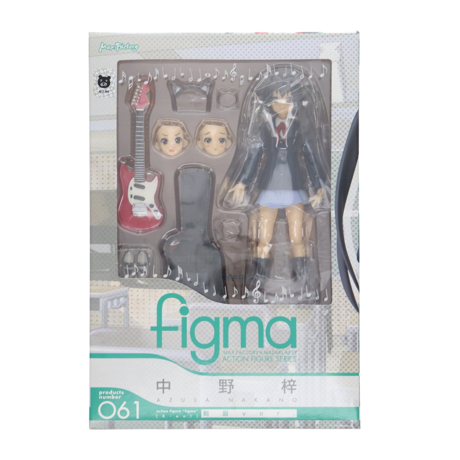 【中古即納】[FIG] figma(フィグマ) 061 中野梓(なかのあずさ) 制服ver. けいおん! 完成品 可動フィギュア マックスファクトリー(20100901)