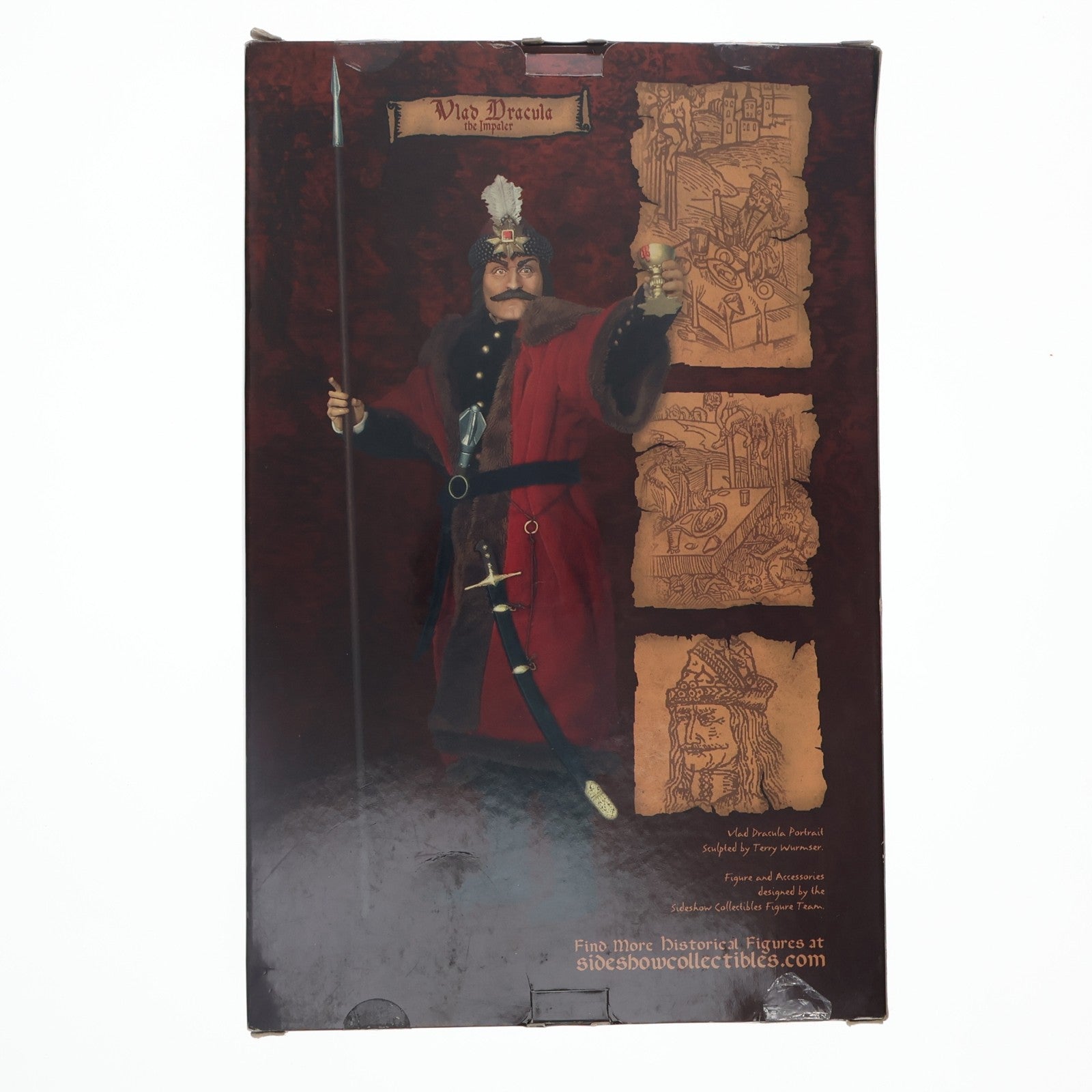 【中古即納】[FIG] Live by the Sword Vlad The Impaler(ヴラド・ツェペシュ) Dracula(ドラキュラ) 完成品 12インチ アクションフィギュア(5902) サイドショウ(20041231)