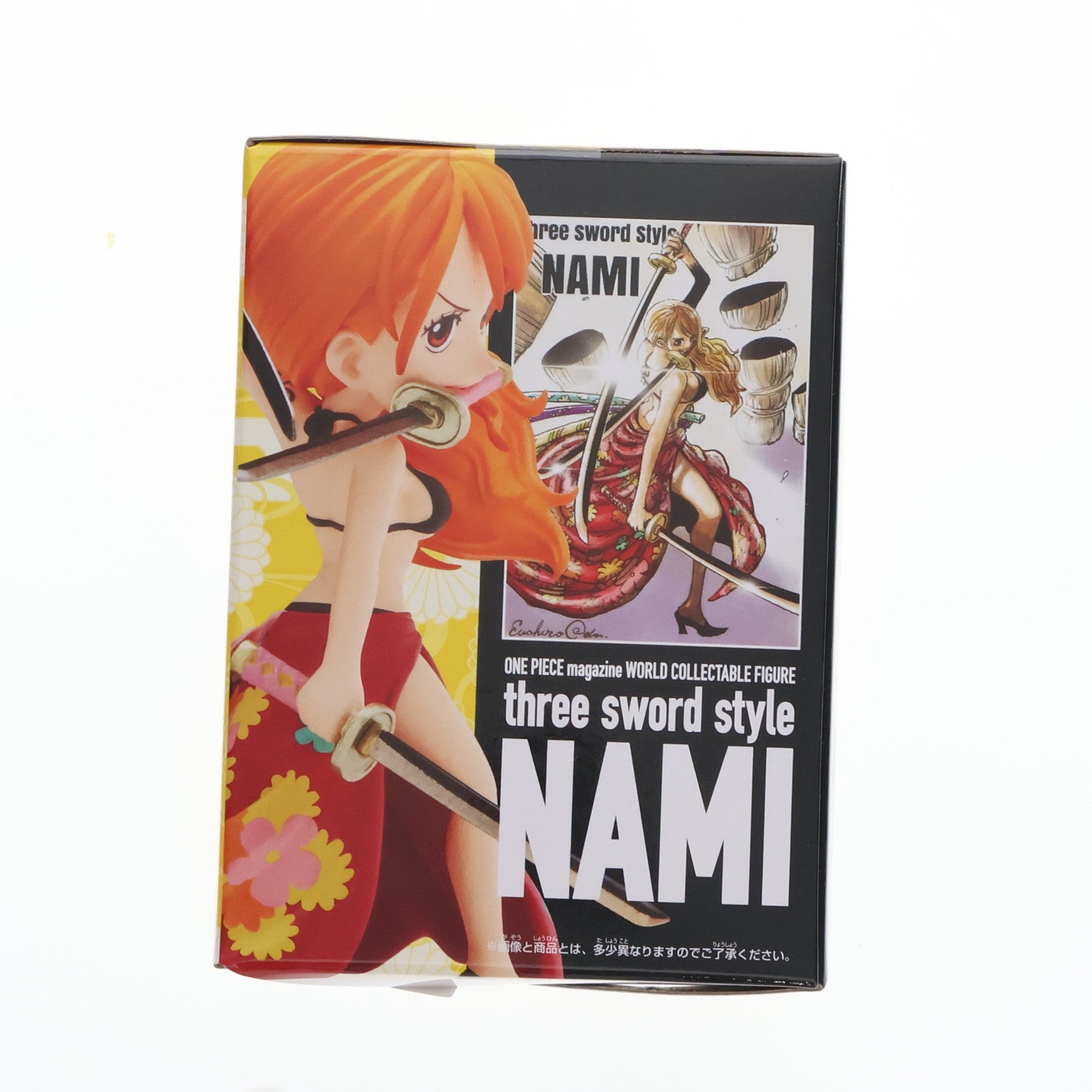 【中古即納】[FIG] ワールドコレクタブルフィギュア ～夢の一枚～ ナミ(三刀流) ONE PIECE(ワンピース) 完成品 フィギュア バンダイ(20231210)