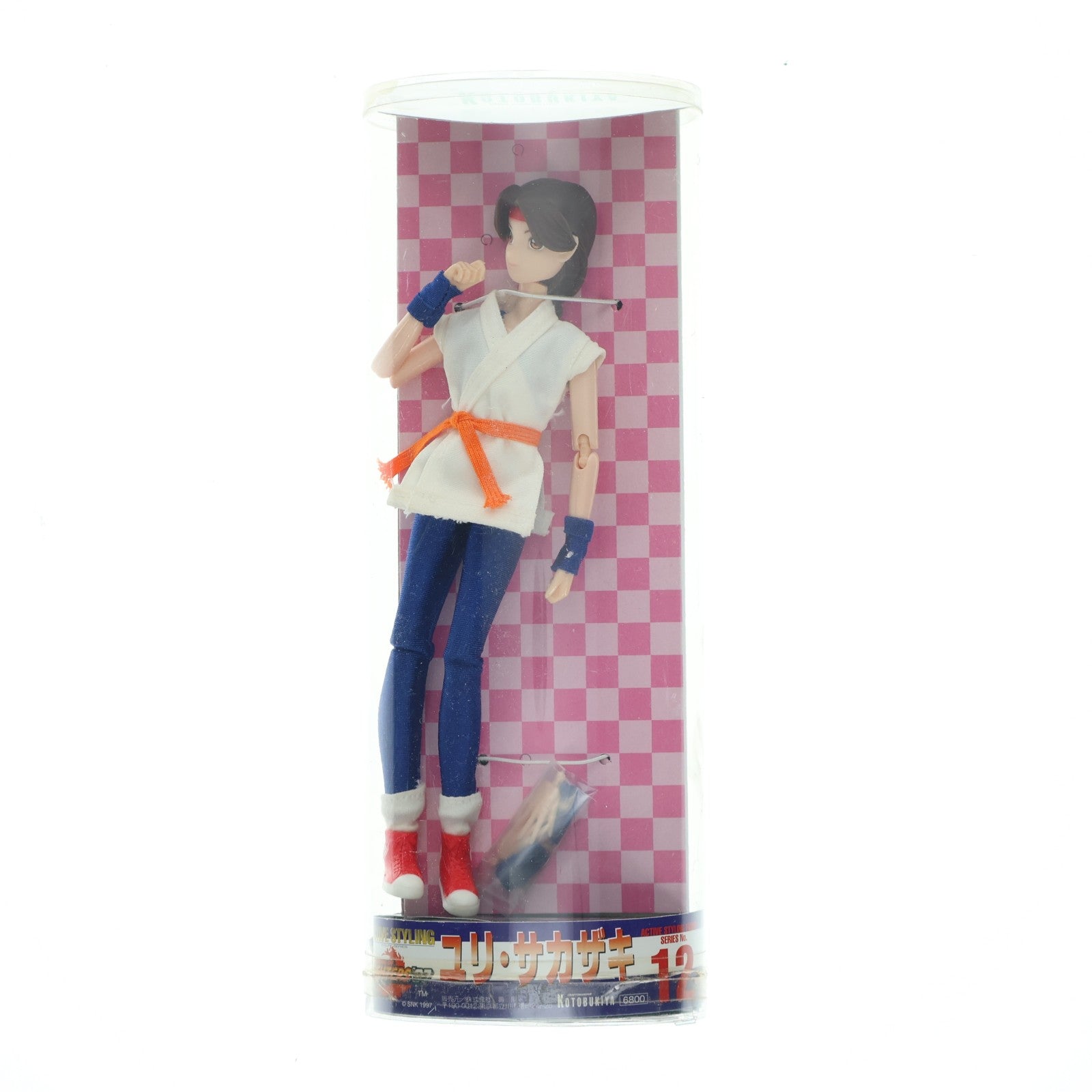 【中古即納】[FIG] アクティブスタイリングフィギュアシリーズ No.12 ユリ・サカザキ THE KING OF FIGHTERS '97 完成品 可動フィギュア(AF-12) コトブキヤ(19991231)