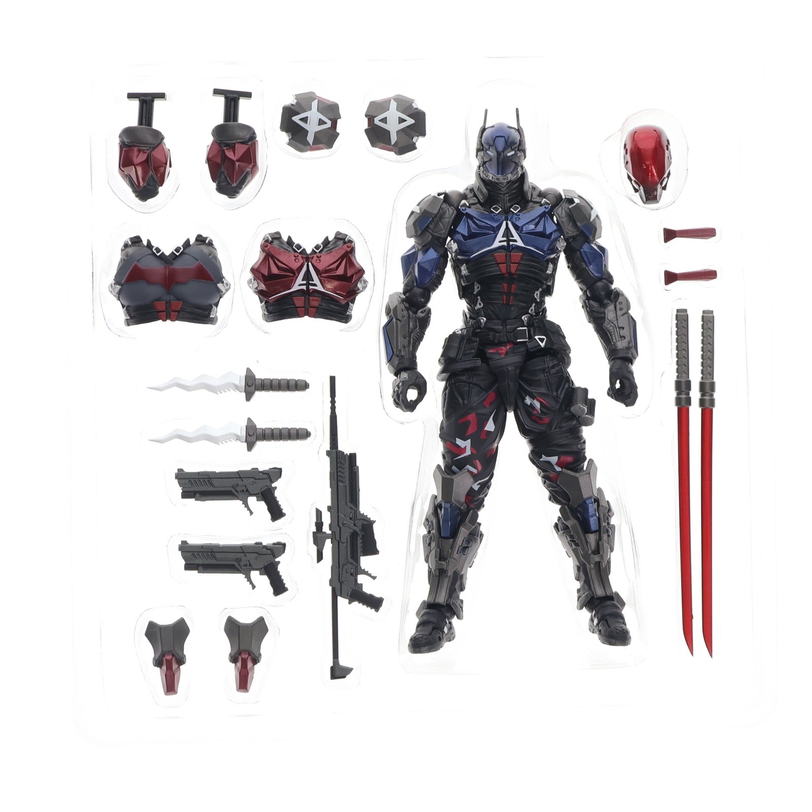 【中古即納】[FIG] リボルテック アメイジング・ヤマグチ アーカム・ナイト Ver.1.5 BATMAN: ARKHAM KNIGHT(バットマン:アーカム・ナイト) 完成品 可動フィギュア(NR060) 海洋堂(20250627)