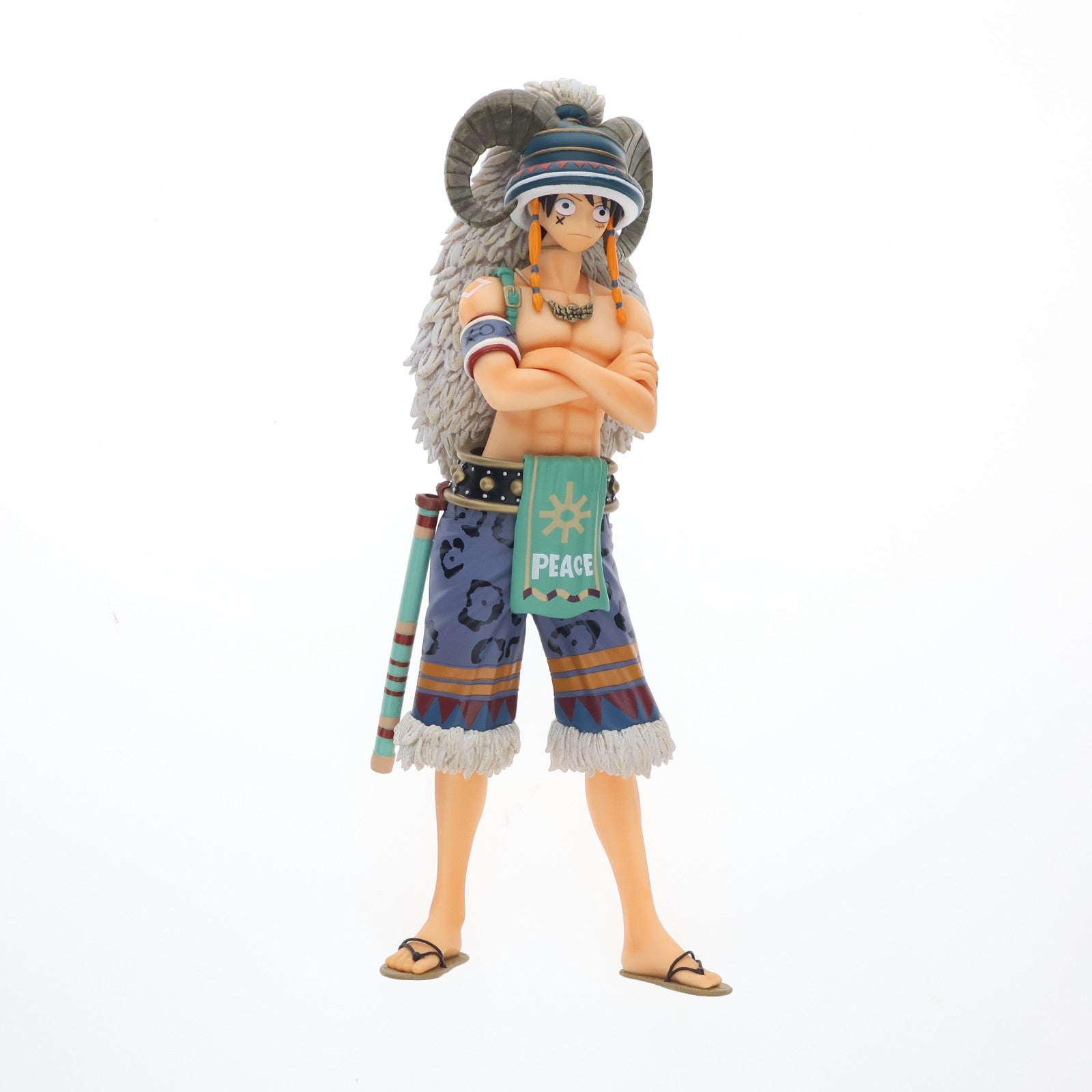 【中古即納】[FIG] DOOR PAINTING COLLECTION FIGURE D.P.C.F モンキー・D・ルフィ アニマルVer. ONE PIECE(ワンピース) 1/7 完成品 フィギュア プレックス(20120721)