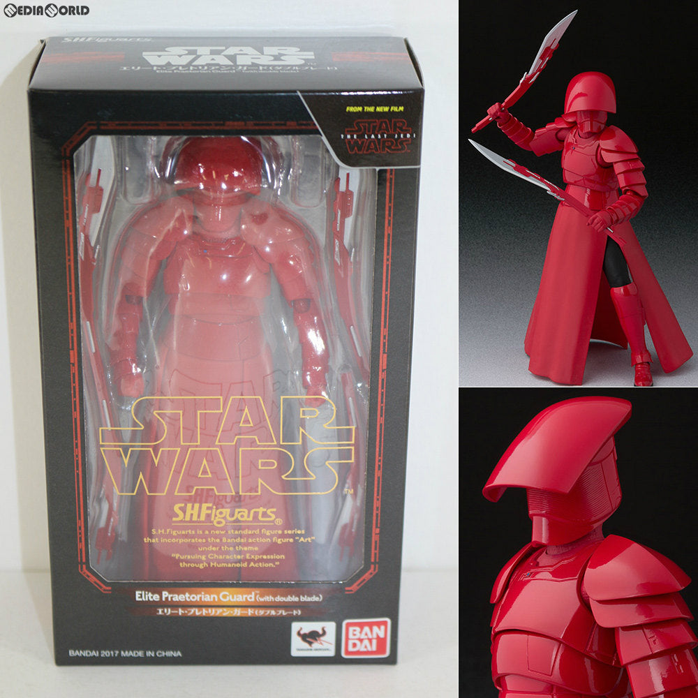 【中古即納】[FIG] S.H.Figuarts(フィギュアーツ) エリート・プレトリアン・ガード(ダブルブレード) STAR WARS(スター・ウォーズ) エピソード8/最後のジェダイ 完成品 可動フィギュア バンダイ(20171028)