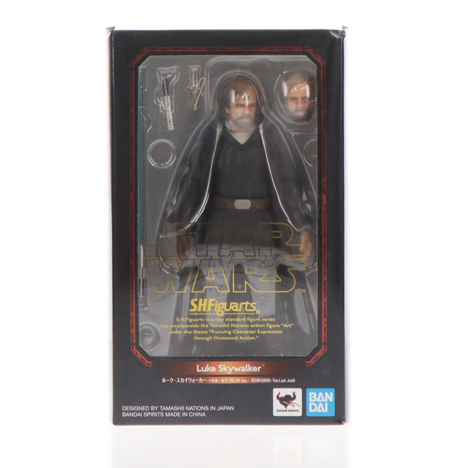 【中古即納】[FIG] S.H.Figuarts(フィギュアーツ) ルーク・スカイウォーカー -バトル・オブ・クレイト Ver.-(STAR WARS: The Last Jedi) スター・ウォーズ エピソード8/最後のジェダイ 完成品 可動フィギュア バンダイスピリッツ(20191220)