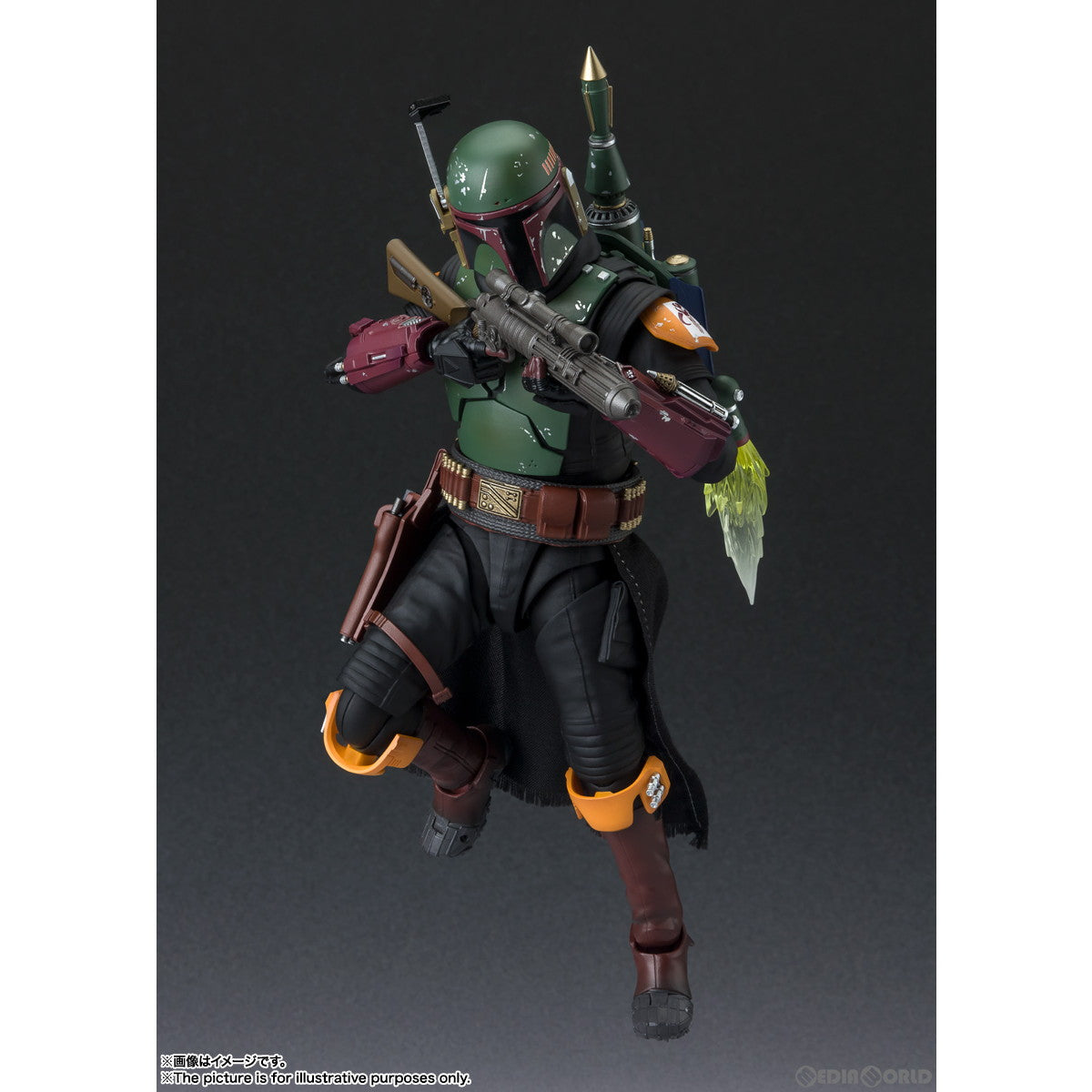 【中古即納】[FIG] S.H.Figuarts(フィギュアーツ) ボバ・フェット(STAR WARS: The Book of Boba Fett)(スター・ウォーズ ブック・オブ・ボバ・フェット) 完成品 可動フィギュア バンダイスピリッツ(20230121)