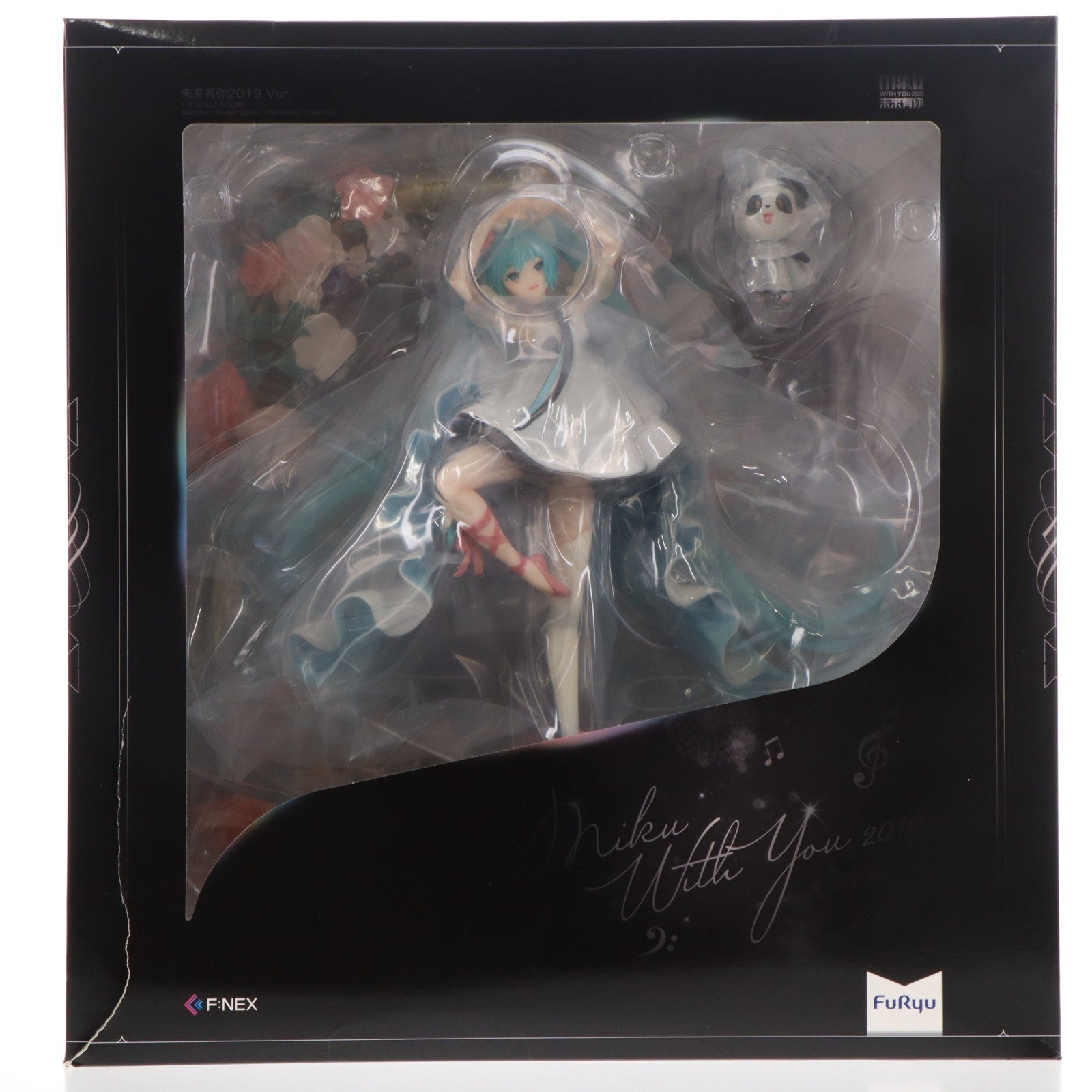 【中古即納】[FIG] F:NEX限定 初音ミク『MIKU WITH YOU 2019』Ver. キャラクター・ボーカル・シリーズ01 初音ミク 1/7 完成品 フィギュア(AMU-FNX163) フリュー(20200731)