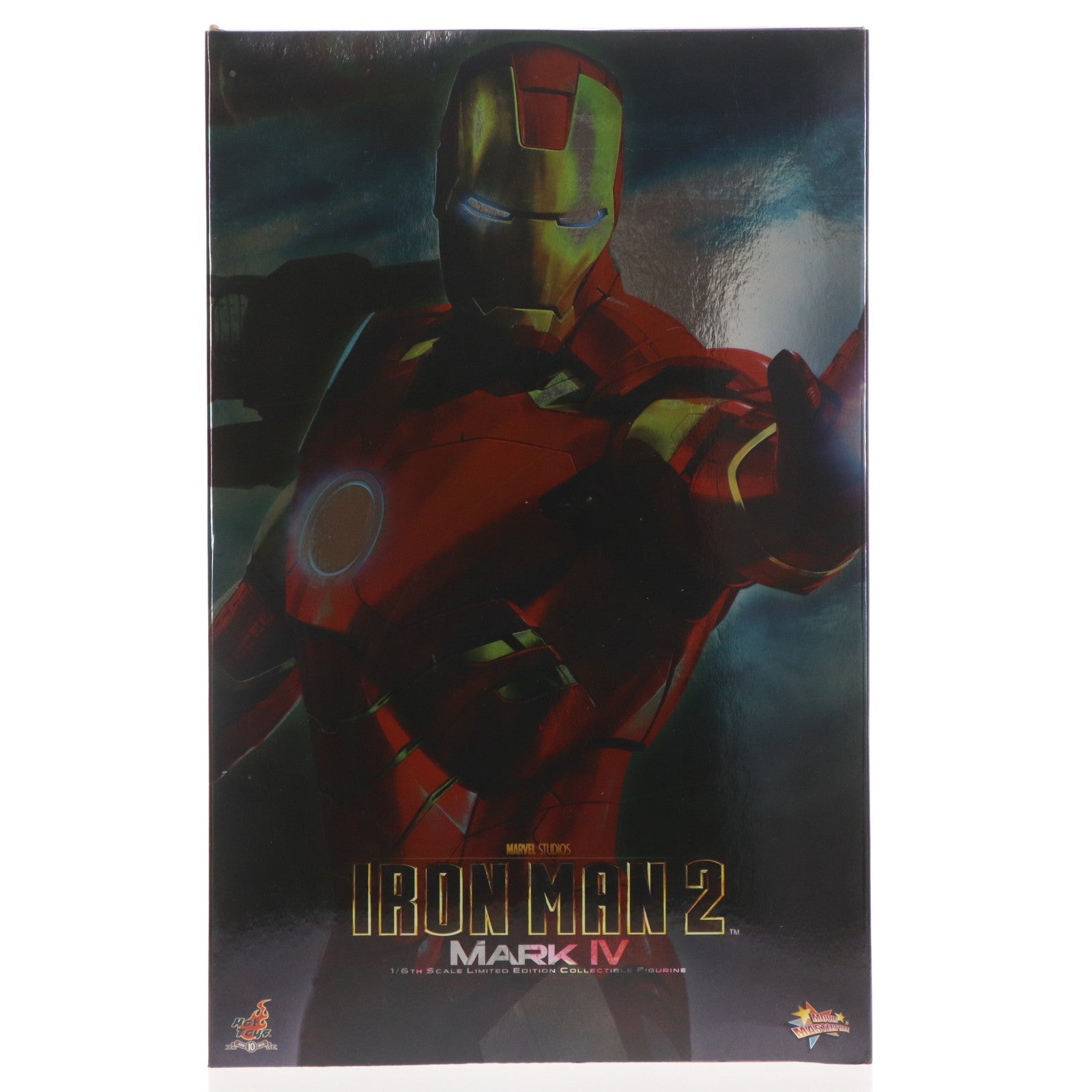 【中古即納】[FIG] ムービー・マスターピース アイアンマン・マーク4 アイアンマン2 1/6スケールアクションフィギュア(MM#123) ホットトイズ(20101231)