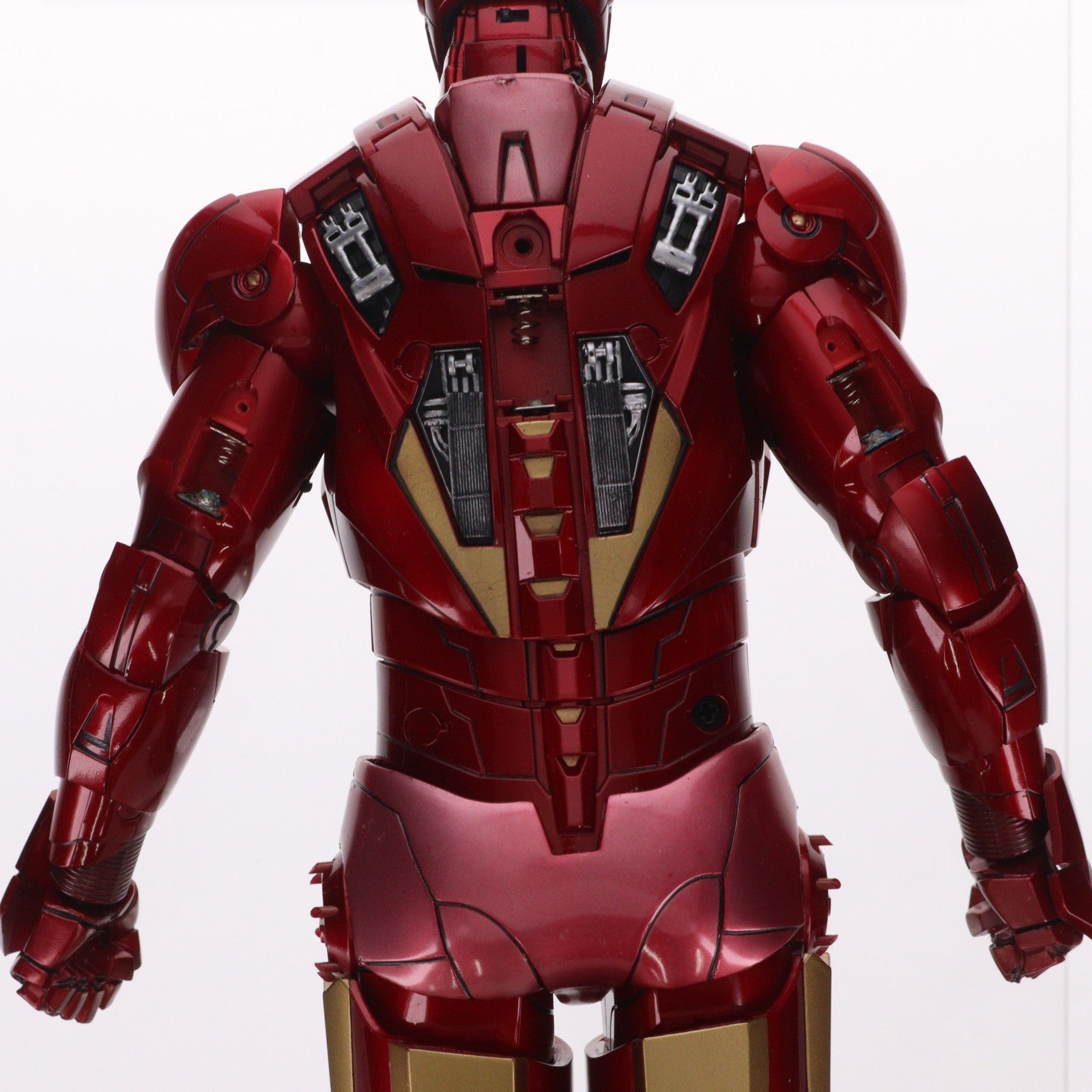 【中古即納】[FIG] ムービー・マスターピース アイアンマン・マーク4 アイアンマン2 1/6スケールアクションフィギュア(MM#123) ホットトイズ(20101231)