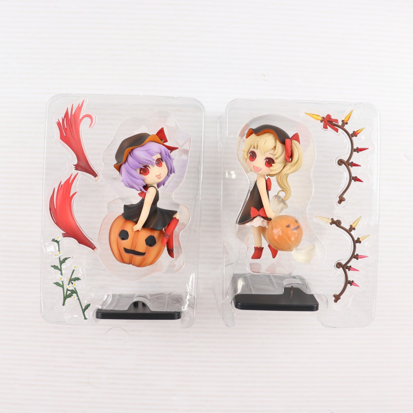 【中古即納】[FIG] ハロウィンレミィちゃん&ハロウィンフランちゃん スペシャルパーティーセット 東方Project 完成品 フィギュア キューズQ(20131031)