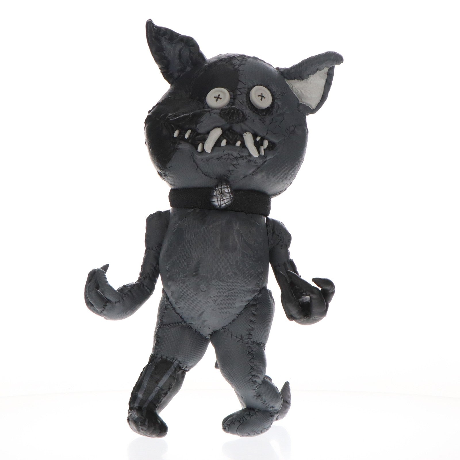 【中古即納】[FIG] Anne Valerie Dupond × MAMES「BUTTON」STATUE Leather BLACK 完成品 フィギュア AKASHIC RECORDS&2G OSAKA限定 メディコム・トイ(20201016)