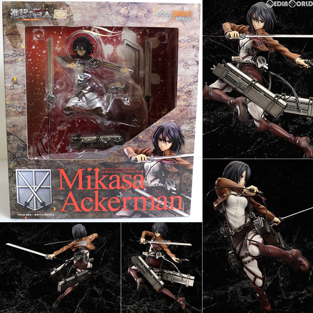 【中古即納】[FIG] ミカサ・アッカーマン 進撃の巨人 1/8 完成品 フィギュア グッドスマイルカンパニー(20150529)