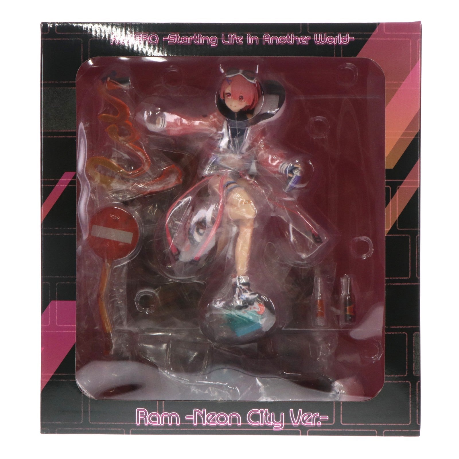 【中古即納】[FIG] eStream Store限定 SHIBUYA SCRAMBLE FIGURE ラム -Neon City Ver.- Re:ゼロから始める異世界生活 1/7 完成品 フィギュア eStream(20220630)