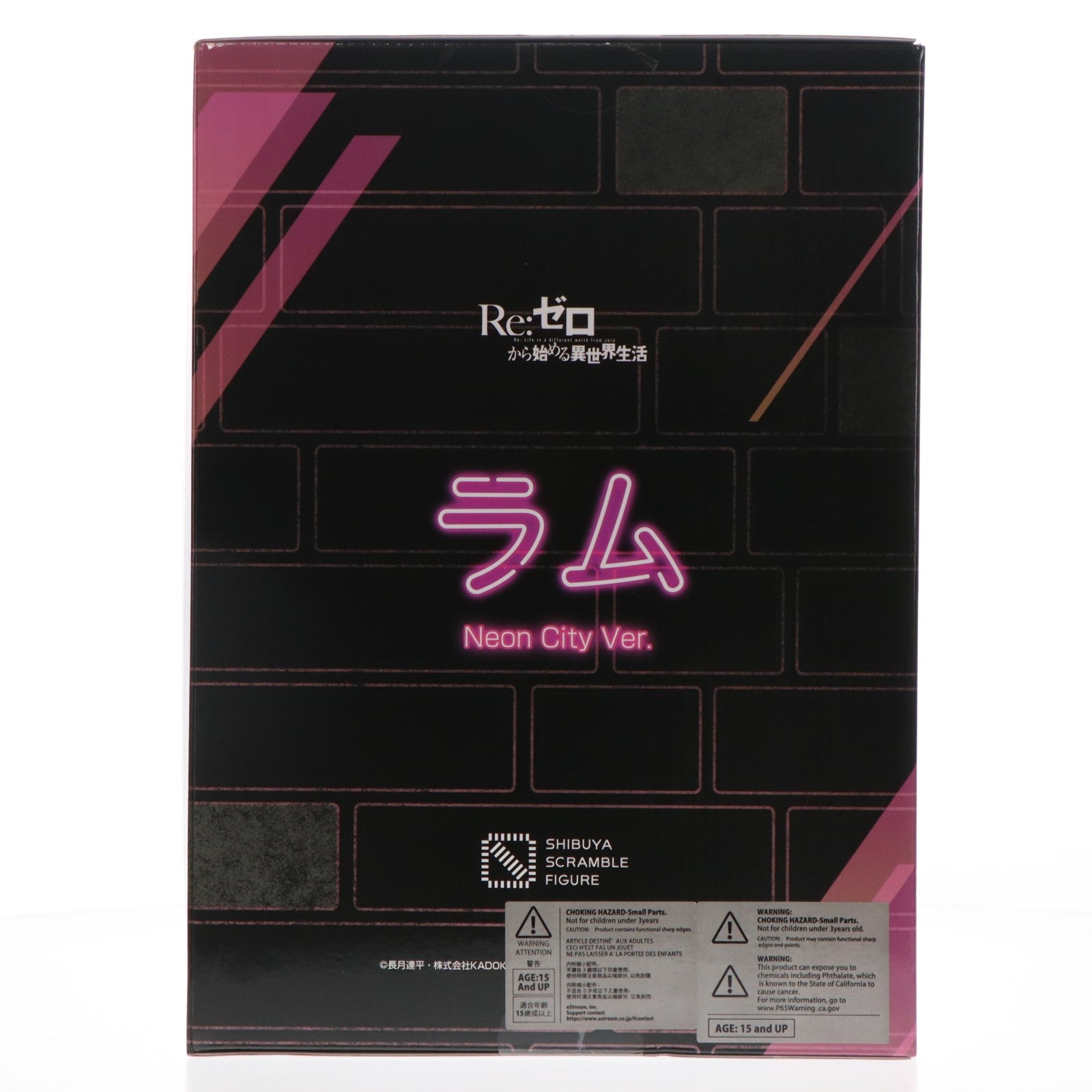 【中古即納】[FIG] eStream Store限定 SHIBUYA SCRAMBLE FIGURE ラム -Neon City Ver.- Re:ゼロから始める異世界生活 1/7 完成品 フィギュア eStream(20220630)