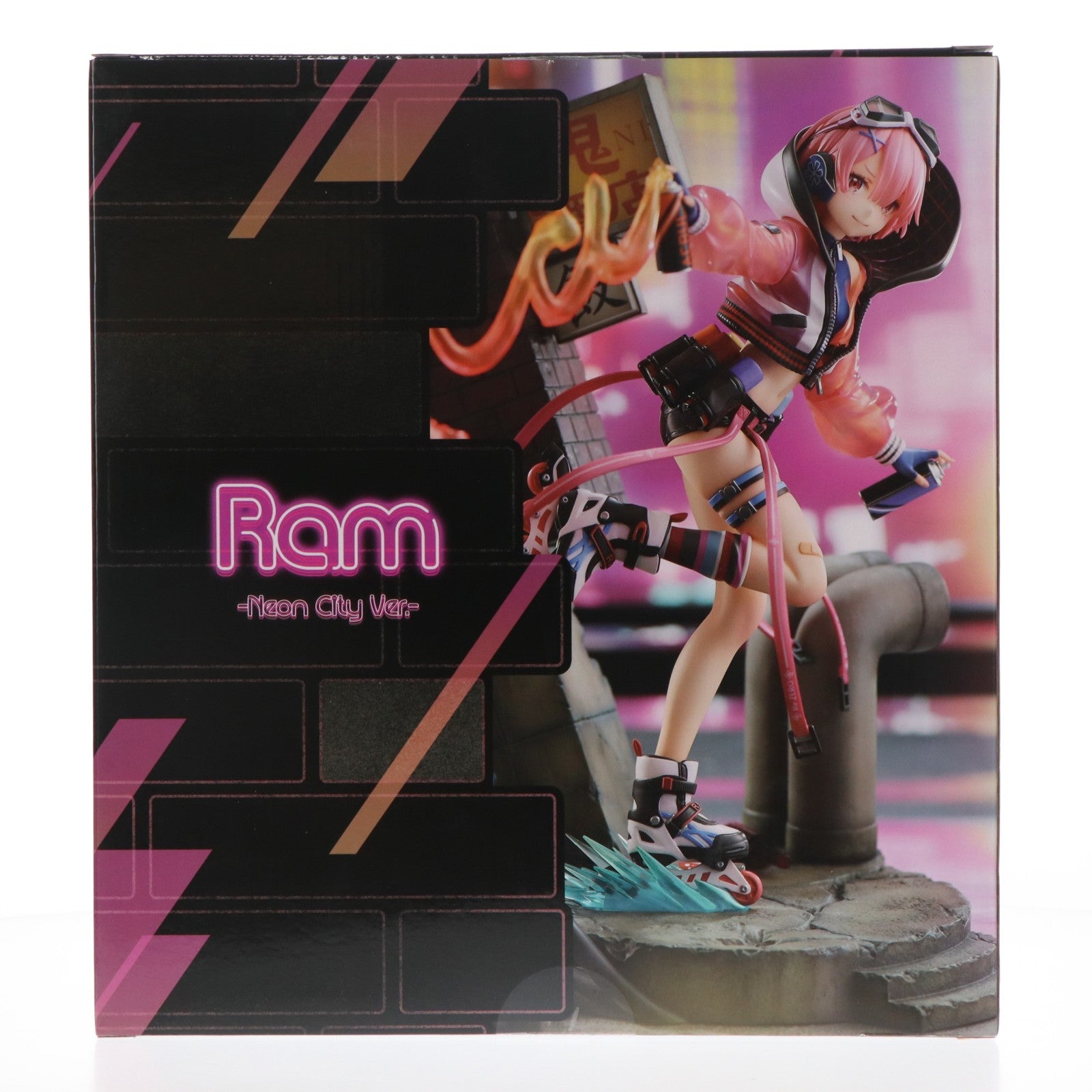 【中古即納】[FIG] eStream Store限定 SHIBUYA SCRAMBLE FIGURE ラム -Neon City Ver.- Re:ゼロから始める異世界生活 1/7 完成品 フィギュア eStream(20220630)