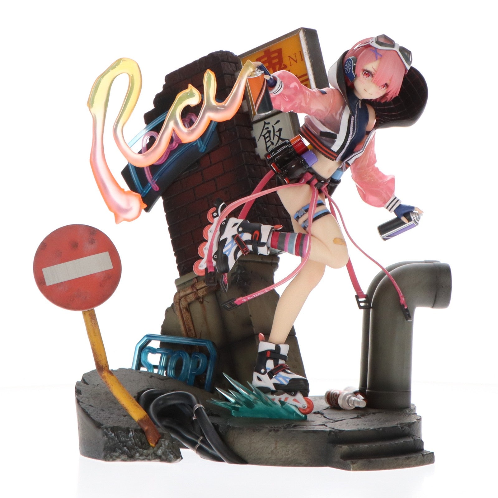 【中古即納】[FIG] eStream Store限定 SHIBUYA SCRAMBLE FIGURE ラム -Neon City Ver.- Re:ゼロから始める異世界生活 1/7 完成品 フィギュア eStream(20220630)