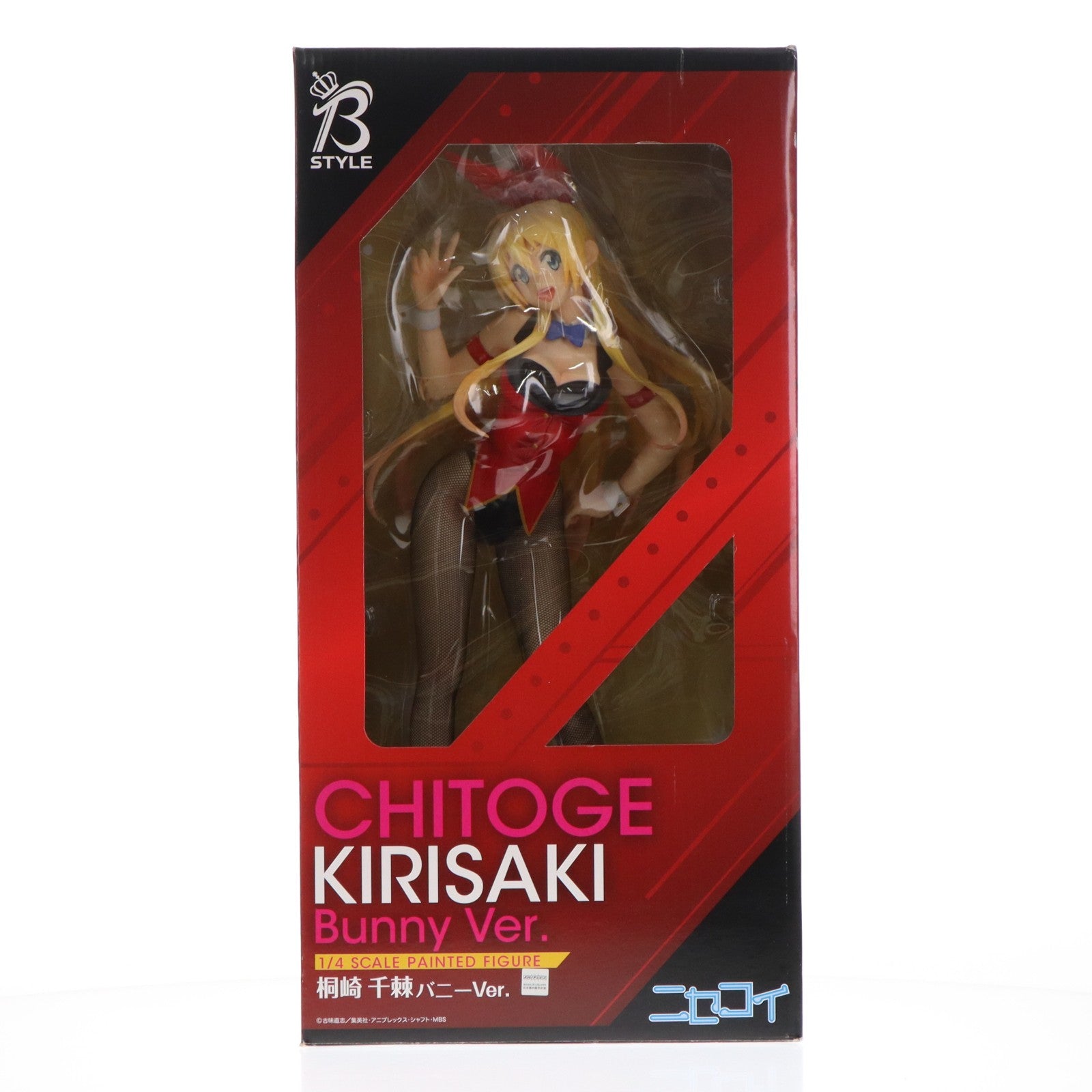 【中古即納】[FIG] B-Style 桐崎千棘(きりさきちとげ) バニーVer. ニセコイ 1/4 完成品 フィギュア FREEing(フリーイング)(20160219)